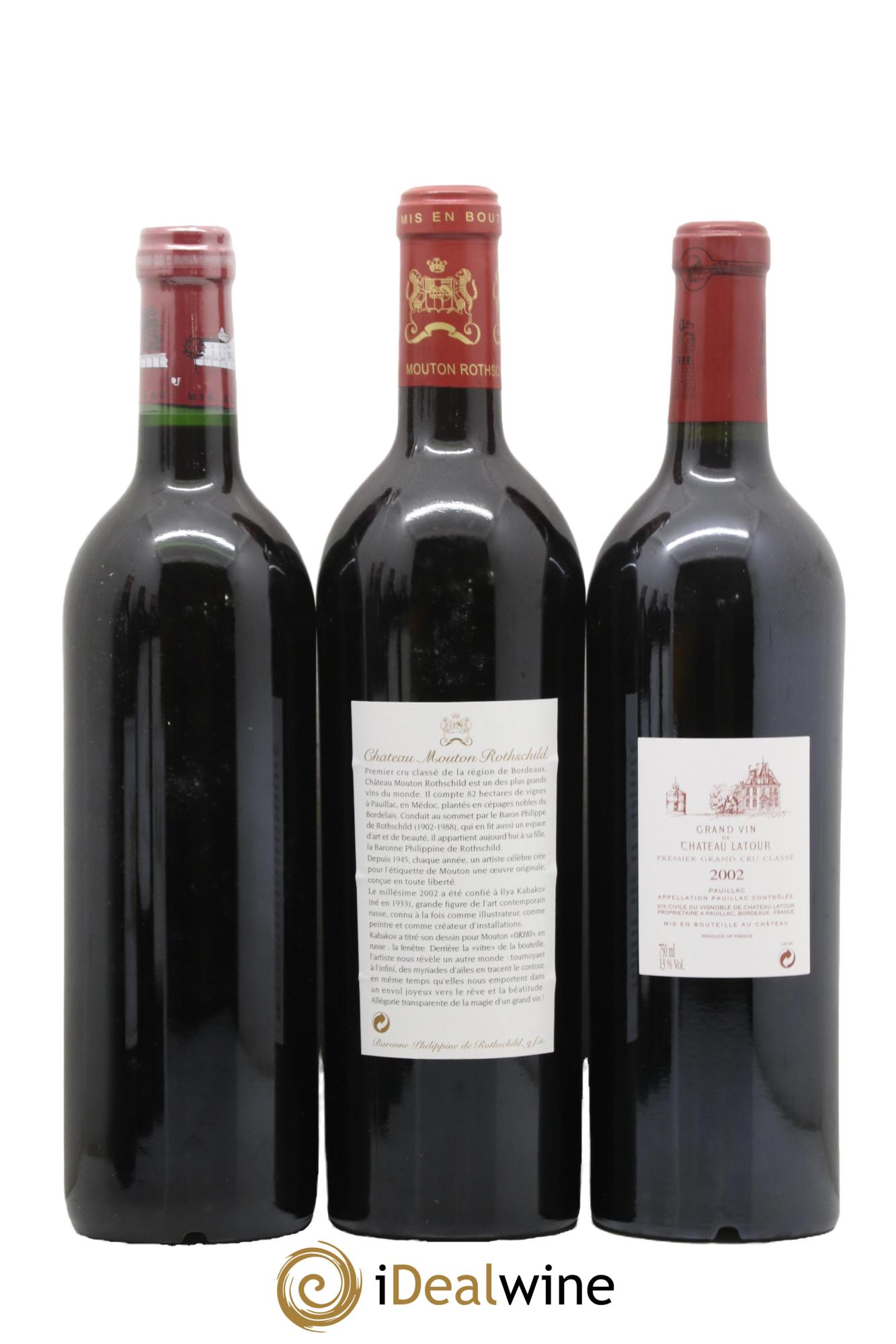 Caisse Collection Duclot 2002 2002 - Lot de 9 bouteilles - 2