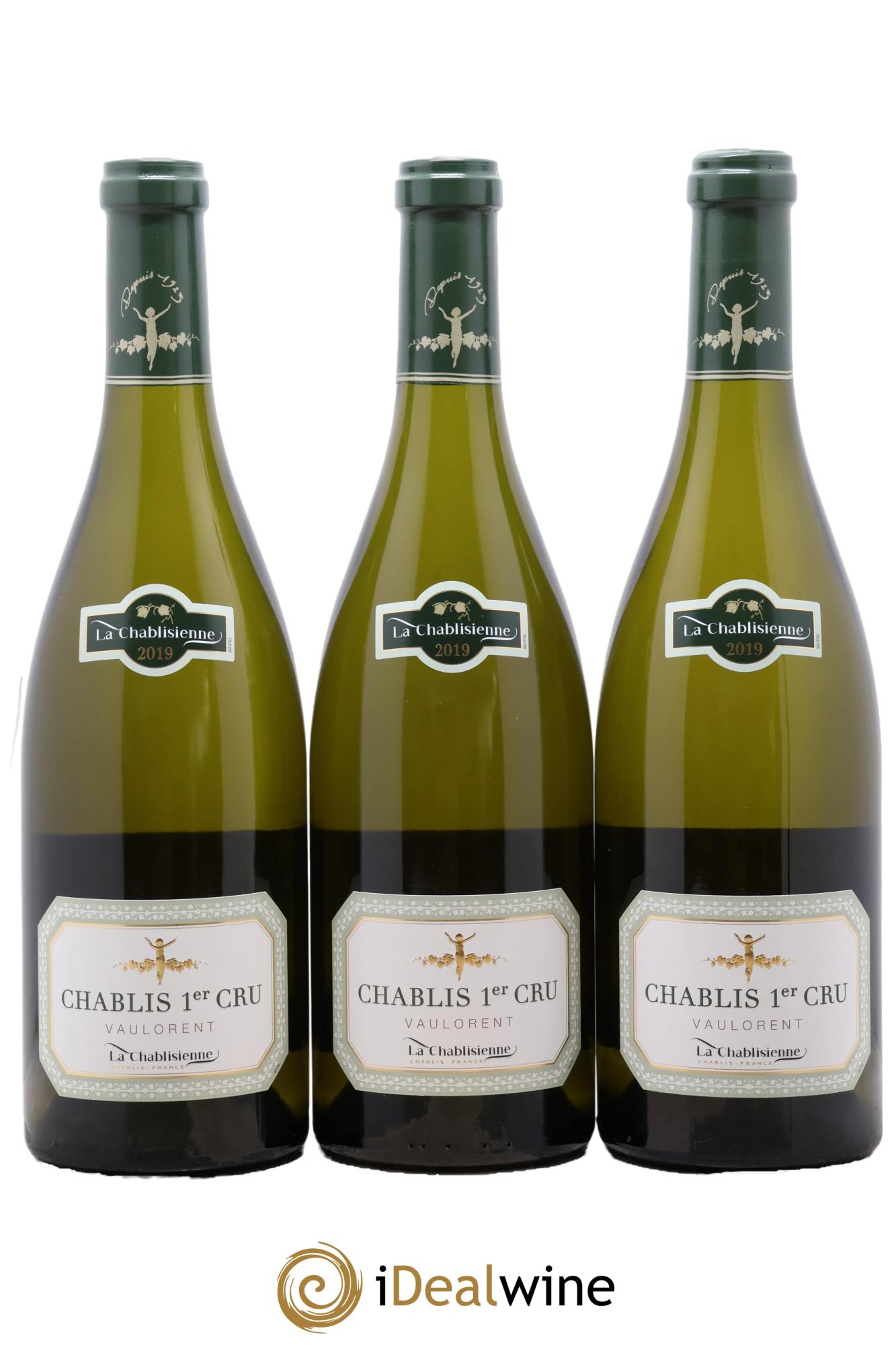 Chablis 1er Cru Vaulorent La Chablisienne 2019 - Posten von 3 Flaschen - 0