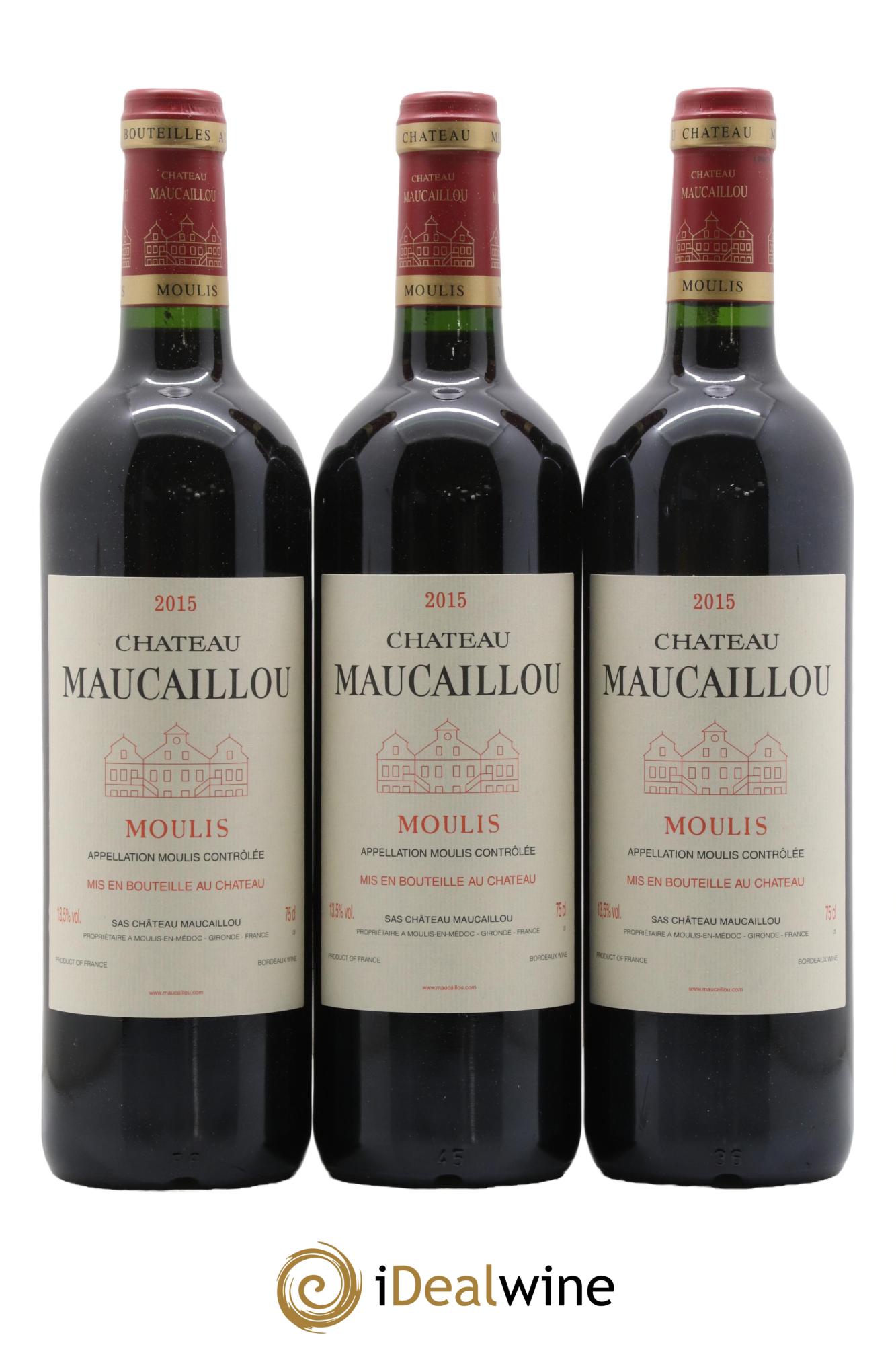 Château Maucaillou 2015 - Lot of 6 bottles - 1