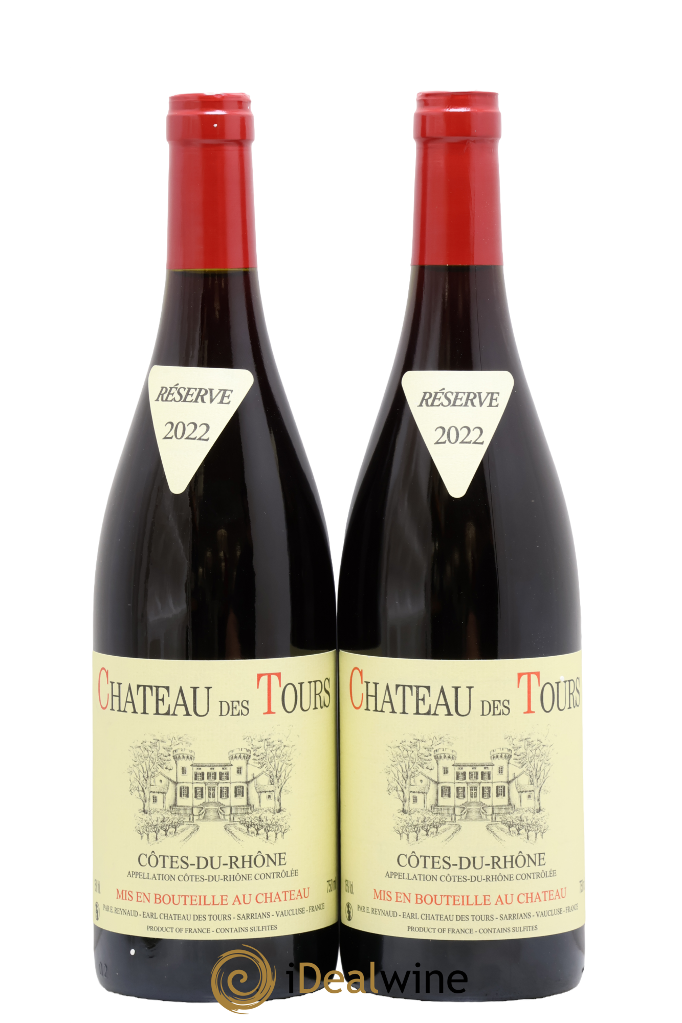 Côtes-du-Rhône Château des Tours Emmanuel Reynaud 2022 - Posten von 2 Flaschen - 0