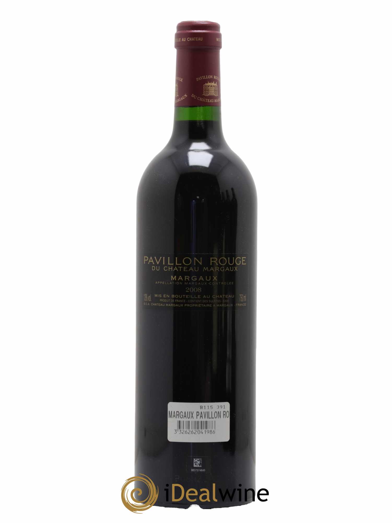 Pavillon Rouge du Château Margaux Second Vin 2008 - Lot de 1 bouteille - 1