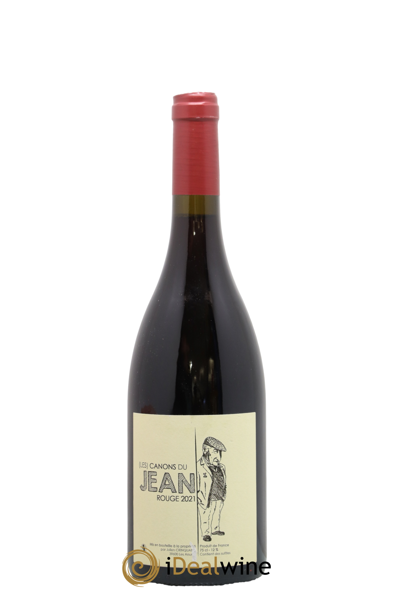 Vin de France Rouge Julien Crinquand (Canons de Jean) 2021 - Lot de 1 bouteille - 0