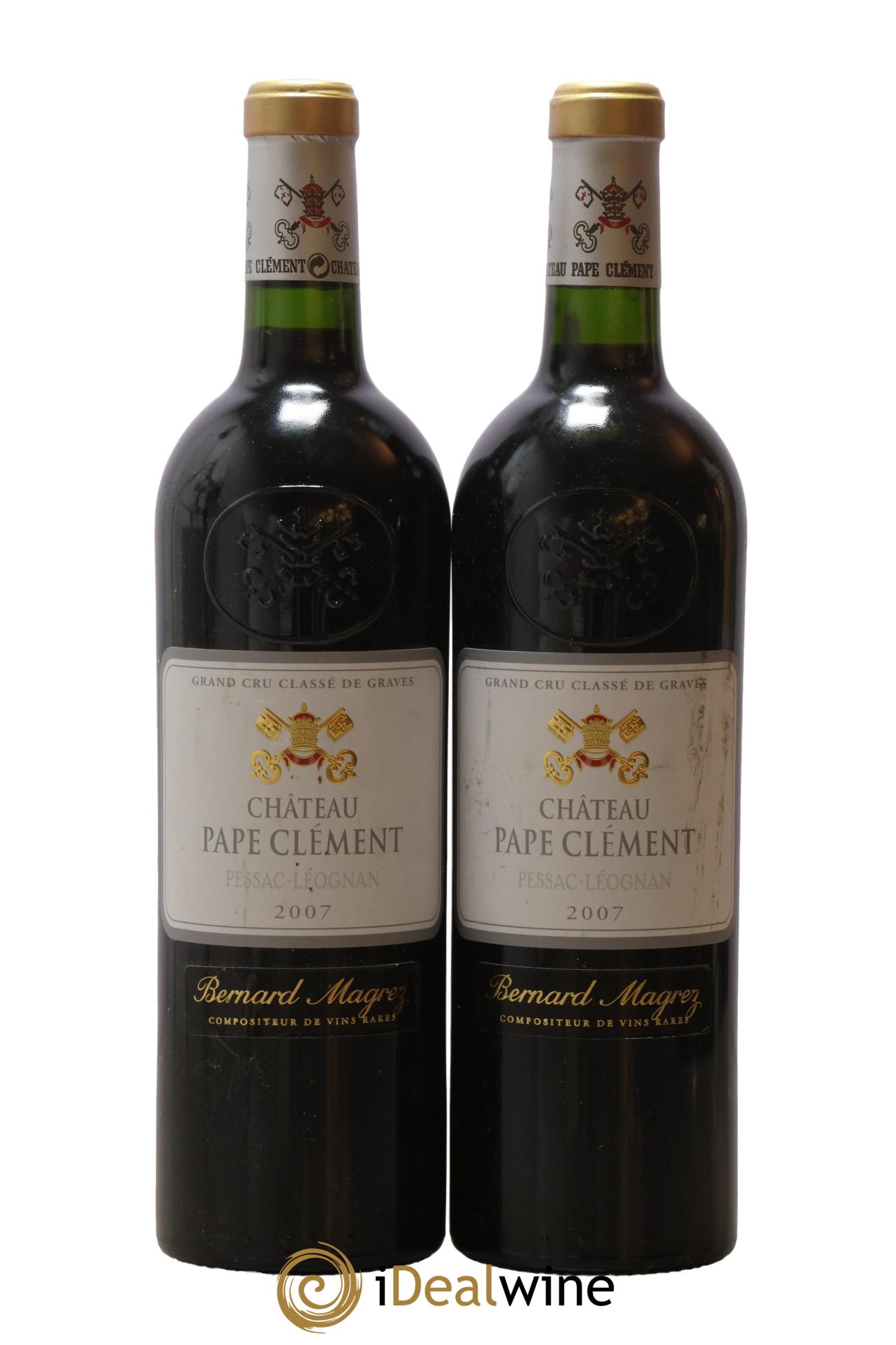 Château Pape Clément Cru Classé de Graves 2007 - Posten von 2 Flaschen - 0