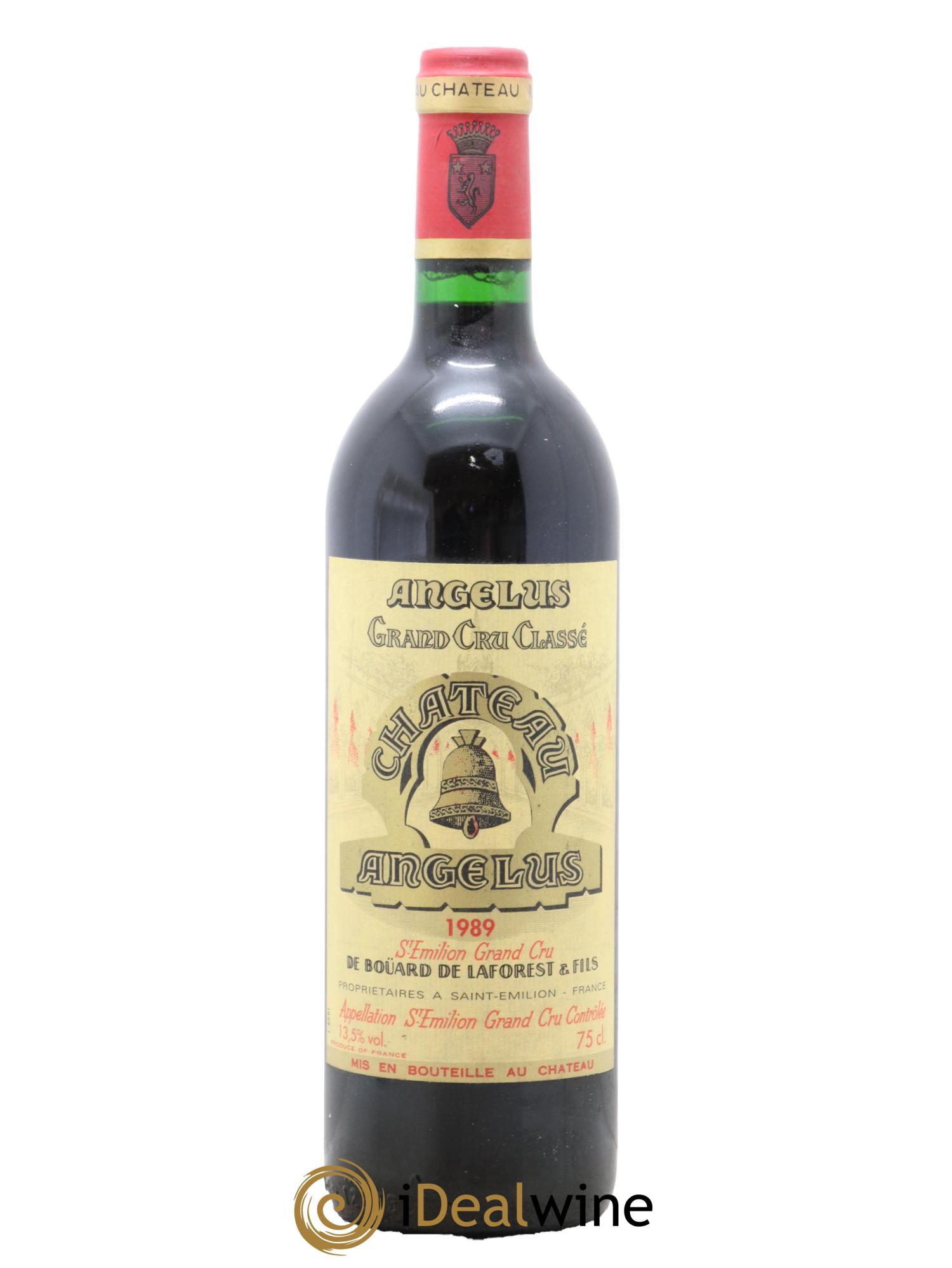Château Angélus 1er Grand Cru Classé A 1989 - Lot de 1 bouteille - 0