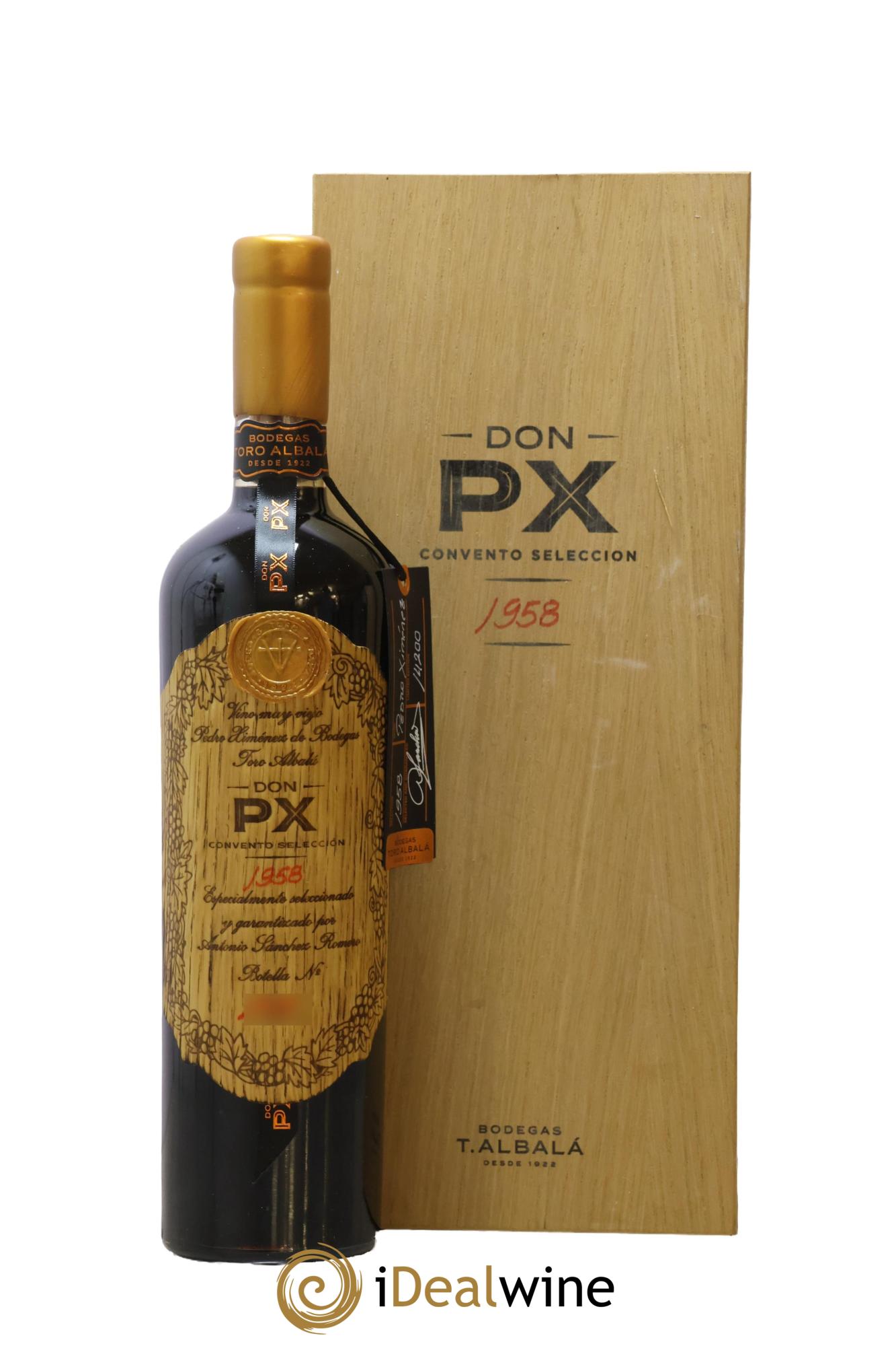Montilla Moriles Don PX Convento Seleccion Toro Albala 1958 - Posten von 1 Flasche - 0