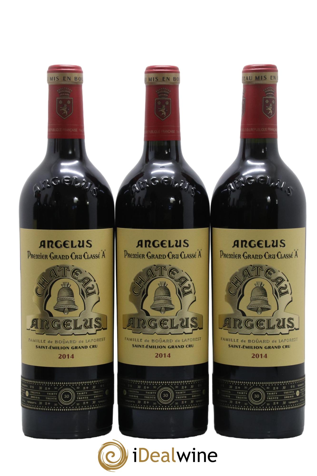 Château Angélus 1er Grand Cru Classé A 2014 - Lot de 12 bouteilles - 6