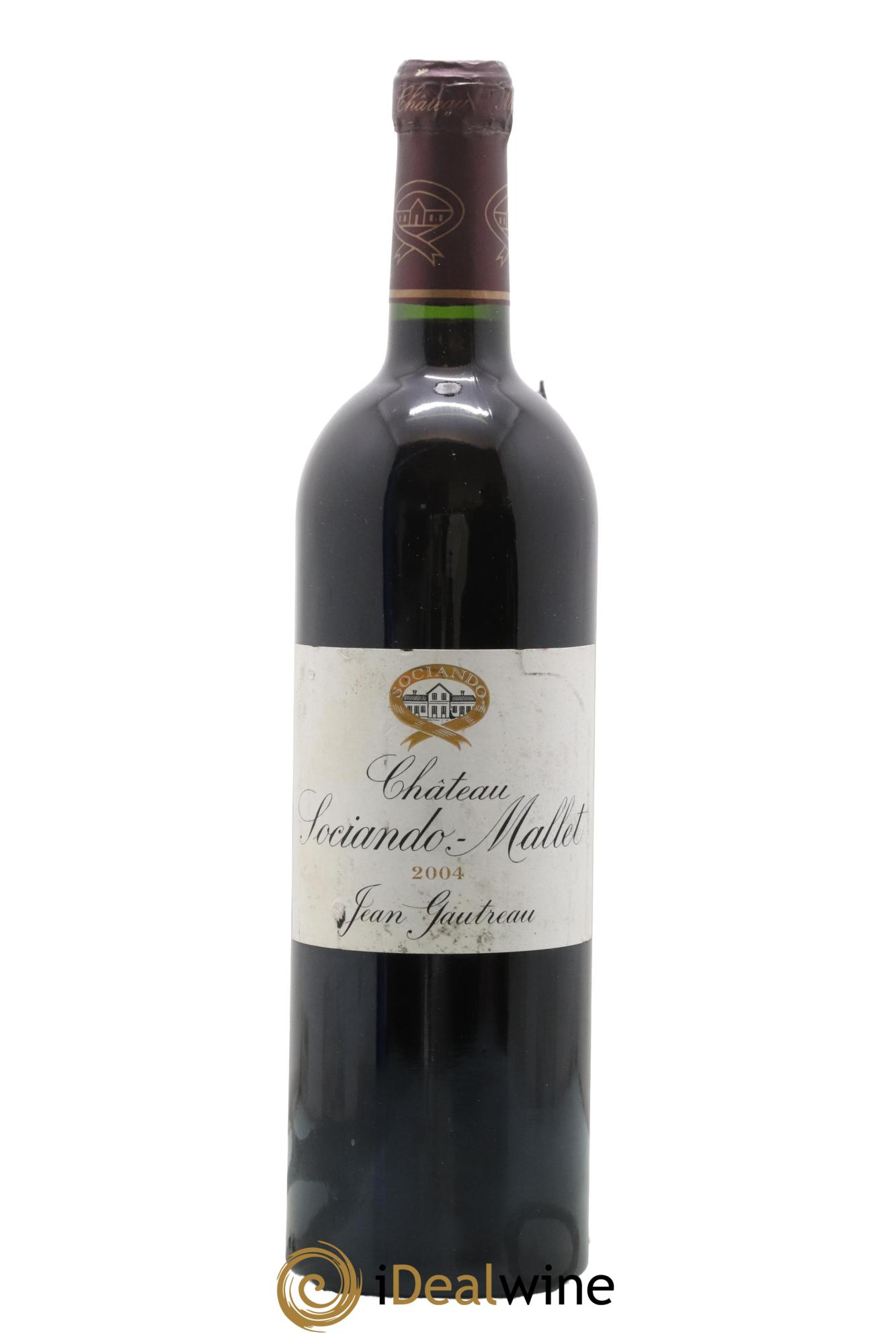 Château Sociando Mallet 2004 - Lot de 1 bouteille - 0