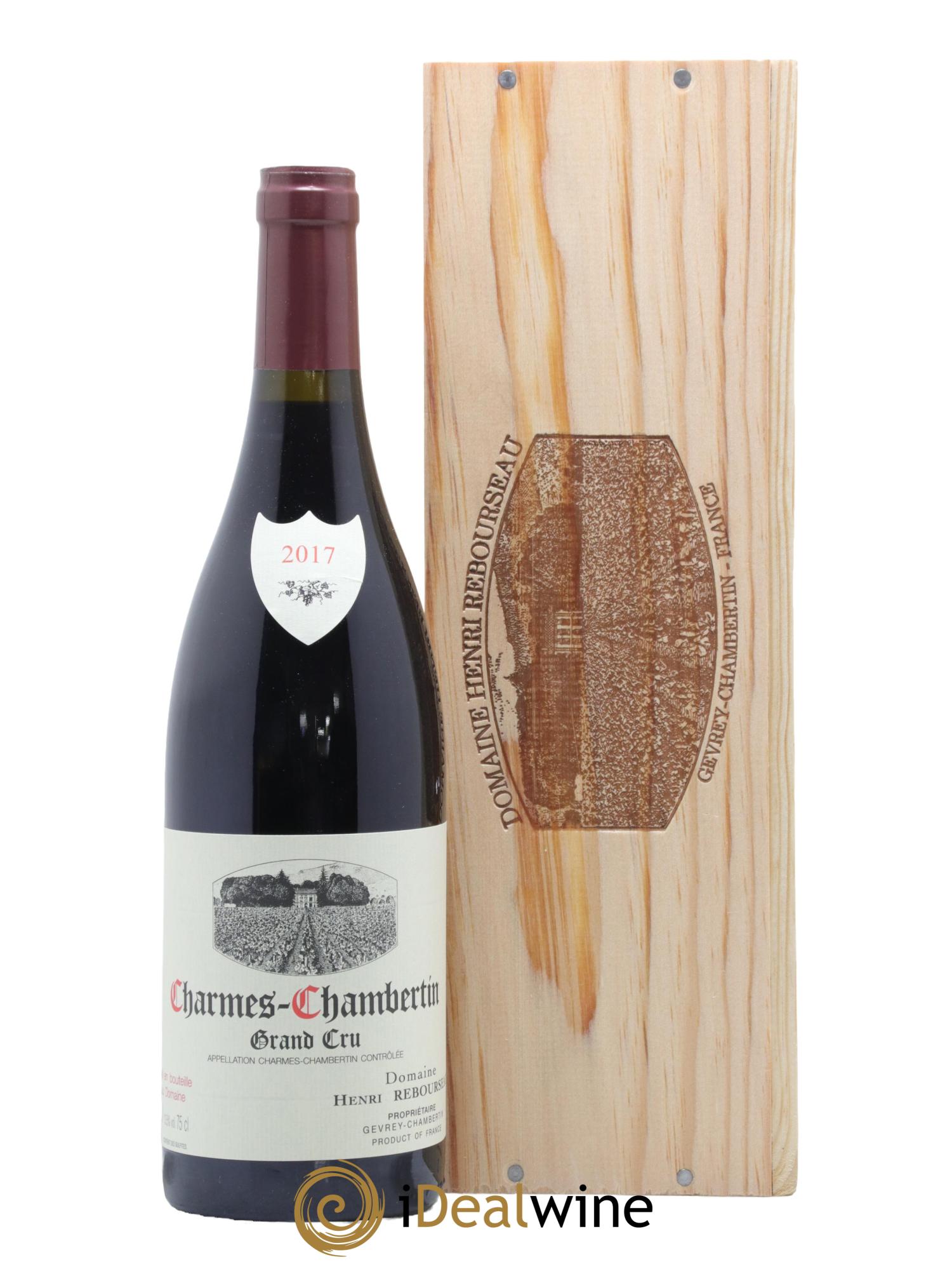 Charmes-Chambertin Grand Cru Henri Rebourseau 2017 - Lot de 1 bouteille - 0