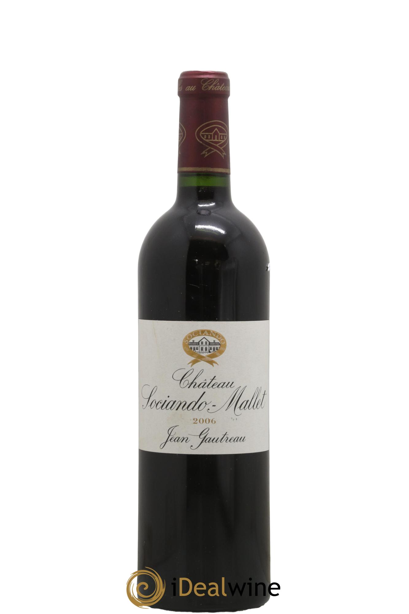 Château Sociando Mallet 2006 - Lot de 1 bouteille - 0