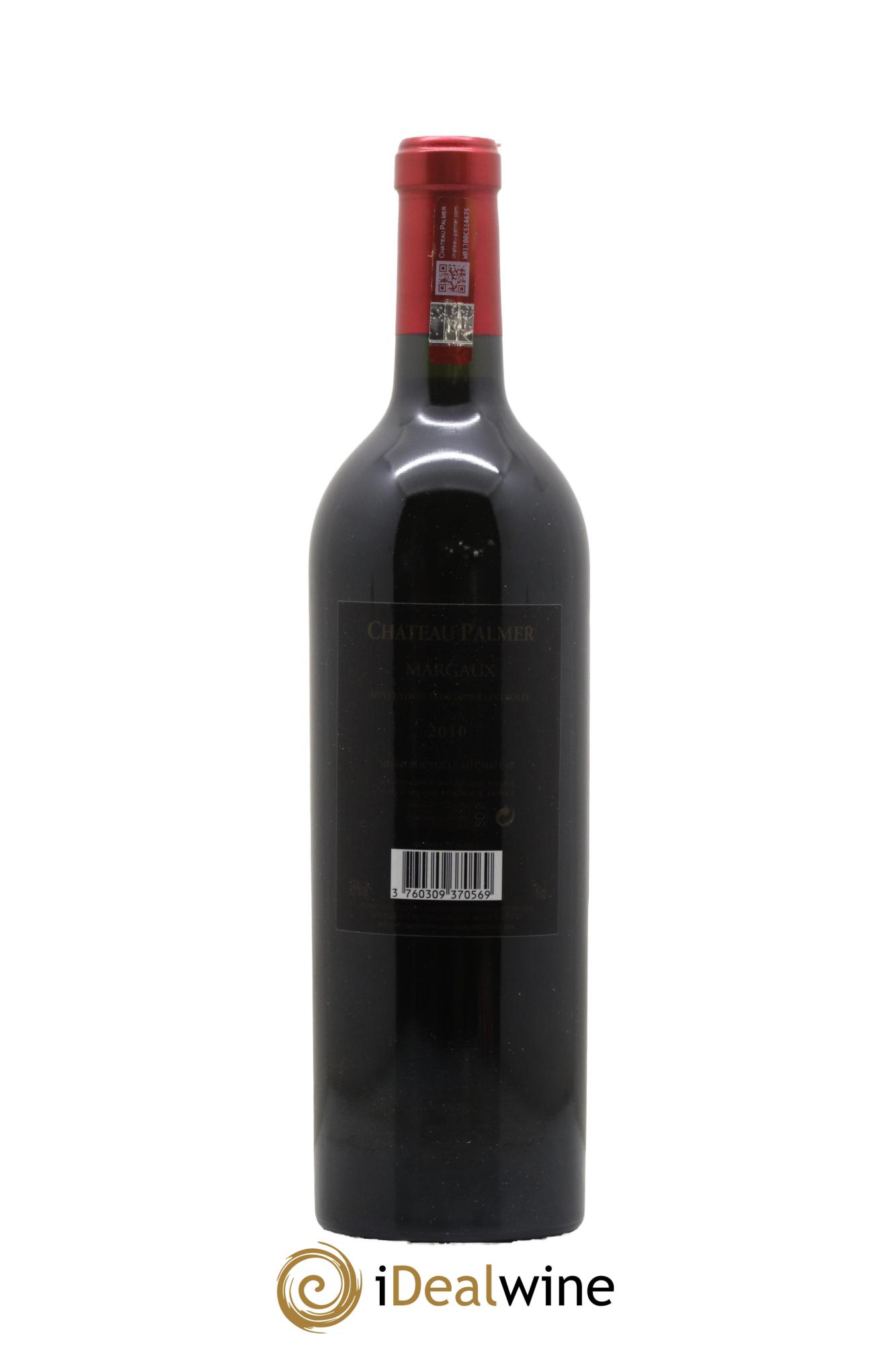 Château Palmer 3ème Grand Cru Classé 2010 - Lot de 1 bouteille - 2