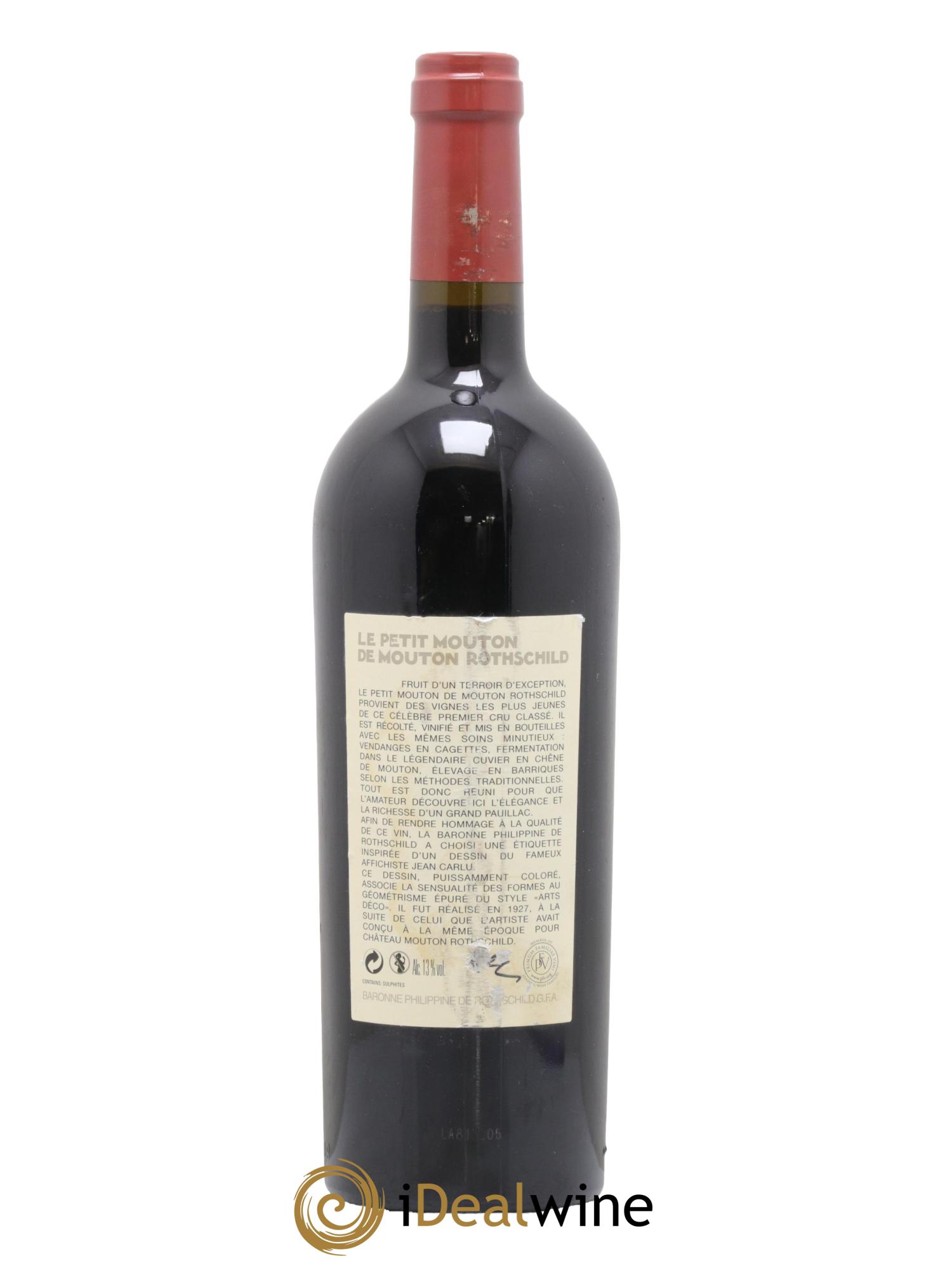 Petit Mouton Second Vin 2005 - Lot de 1 bouteille - 1