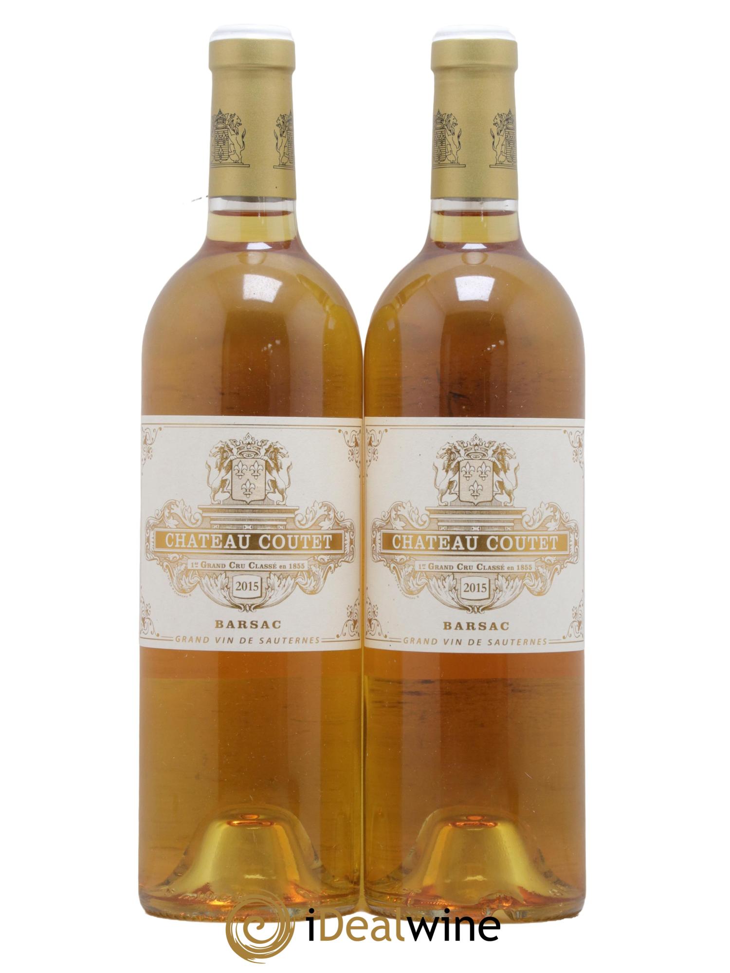 Château Coutet 1er Grand Cru Classé 2015 - Lotto di 2 bottiglie - 0