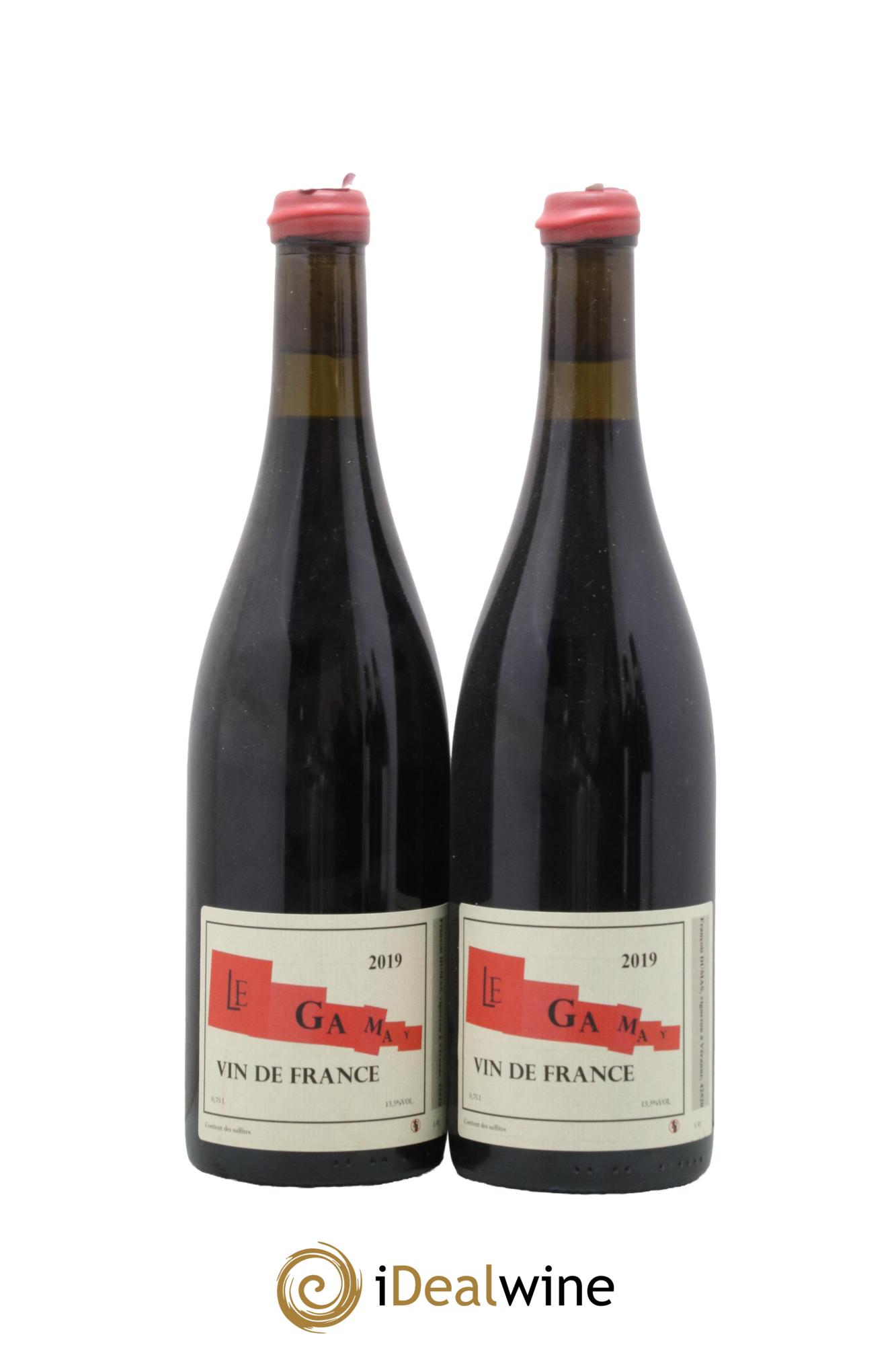 Vin de France Le Gamay François Dumas 2019 - Lot de 2 bouteilles - 0