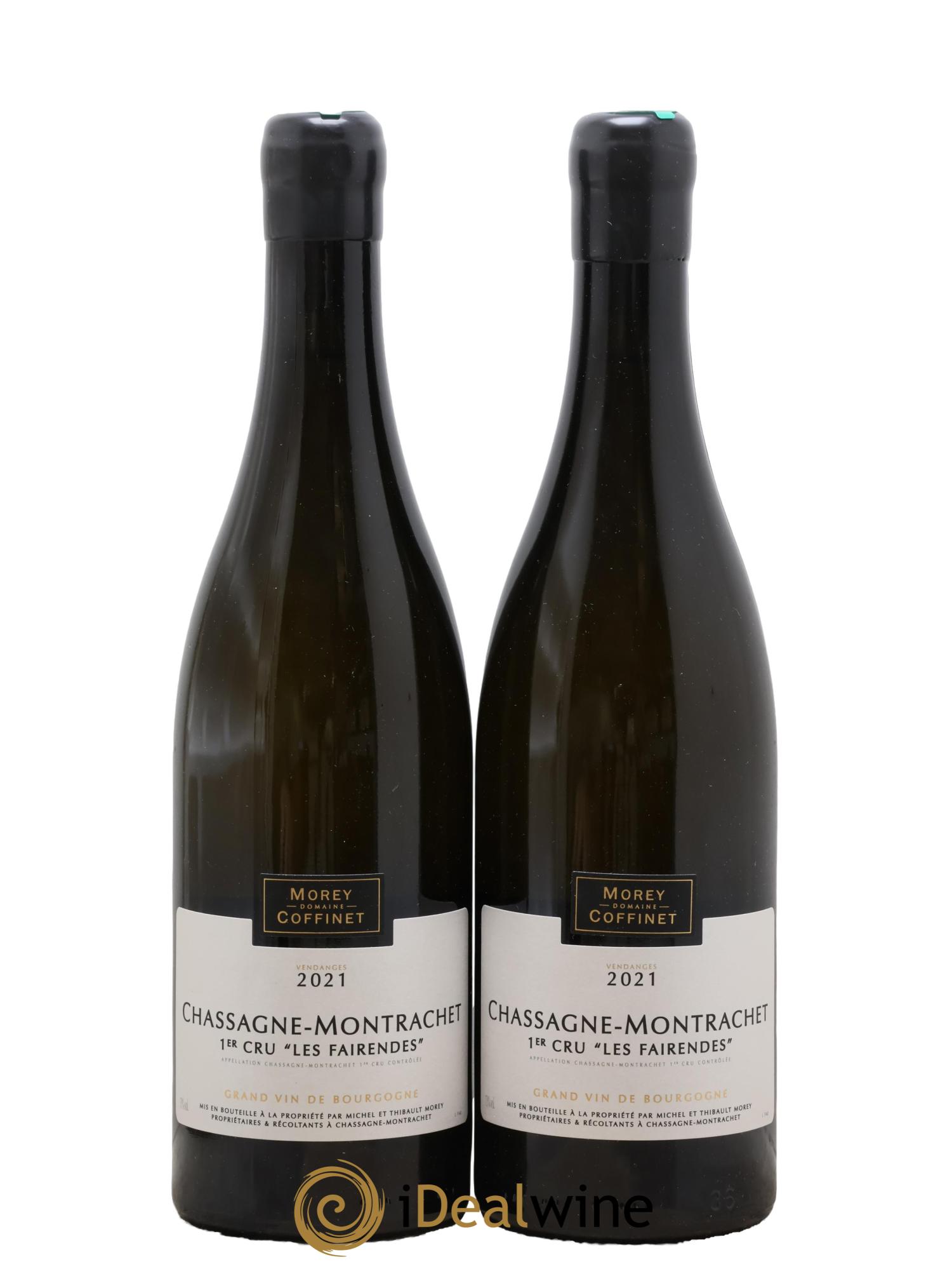 Chassagne-Montrachet 1er Cru Les Fairendes Morey-Coffinet 2021 - Lot de 2 bouteilles - 0