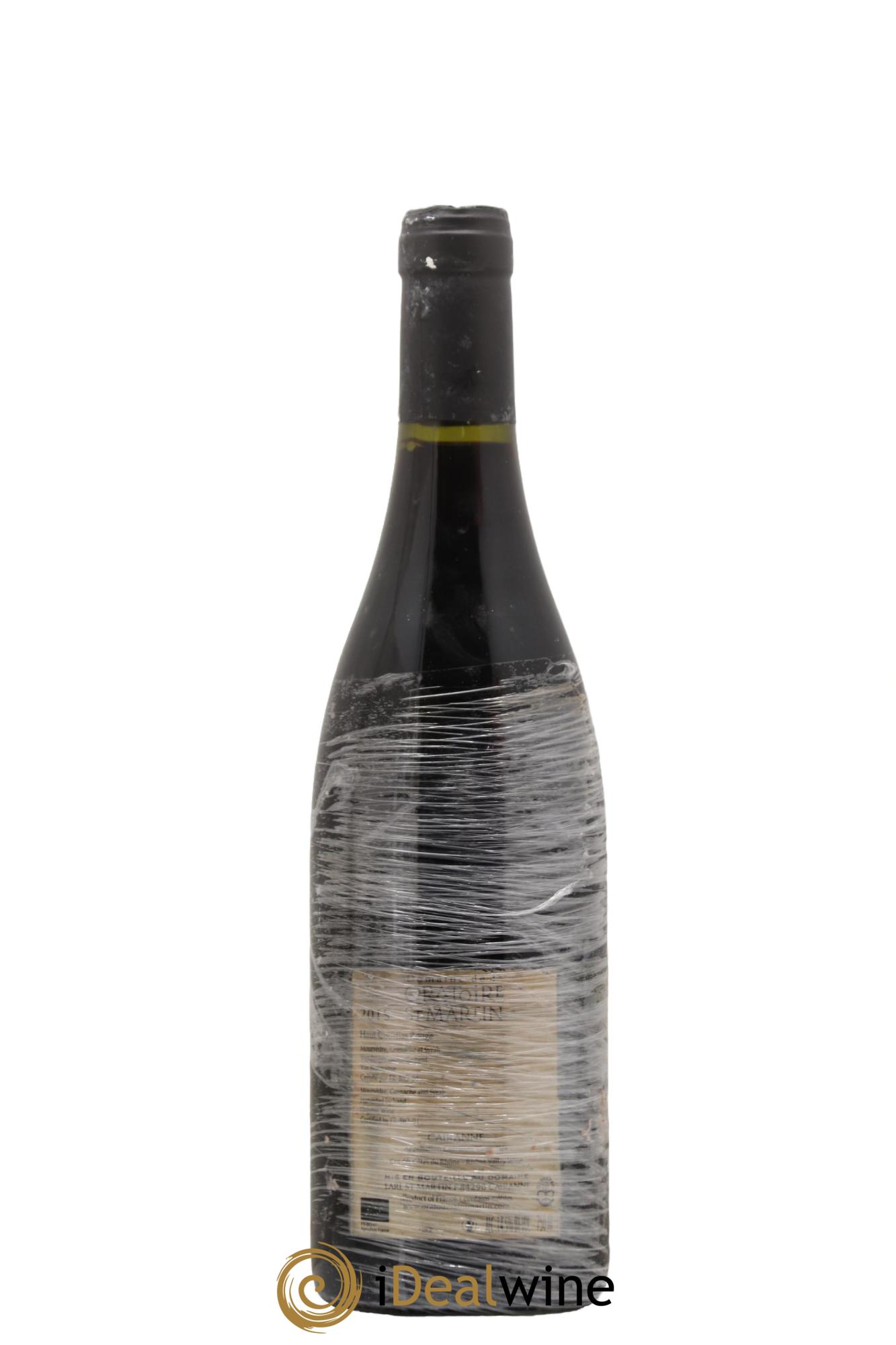 Cairanne Haut-Coustias Oratoire Saint-Martin - Frédéric et François Alary 2015 - Lot de 1 bouteille - 1