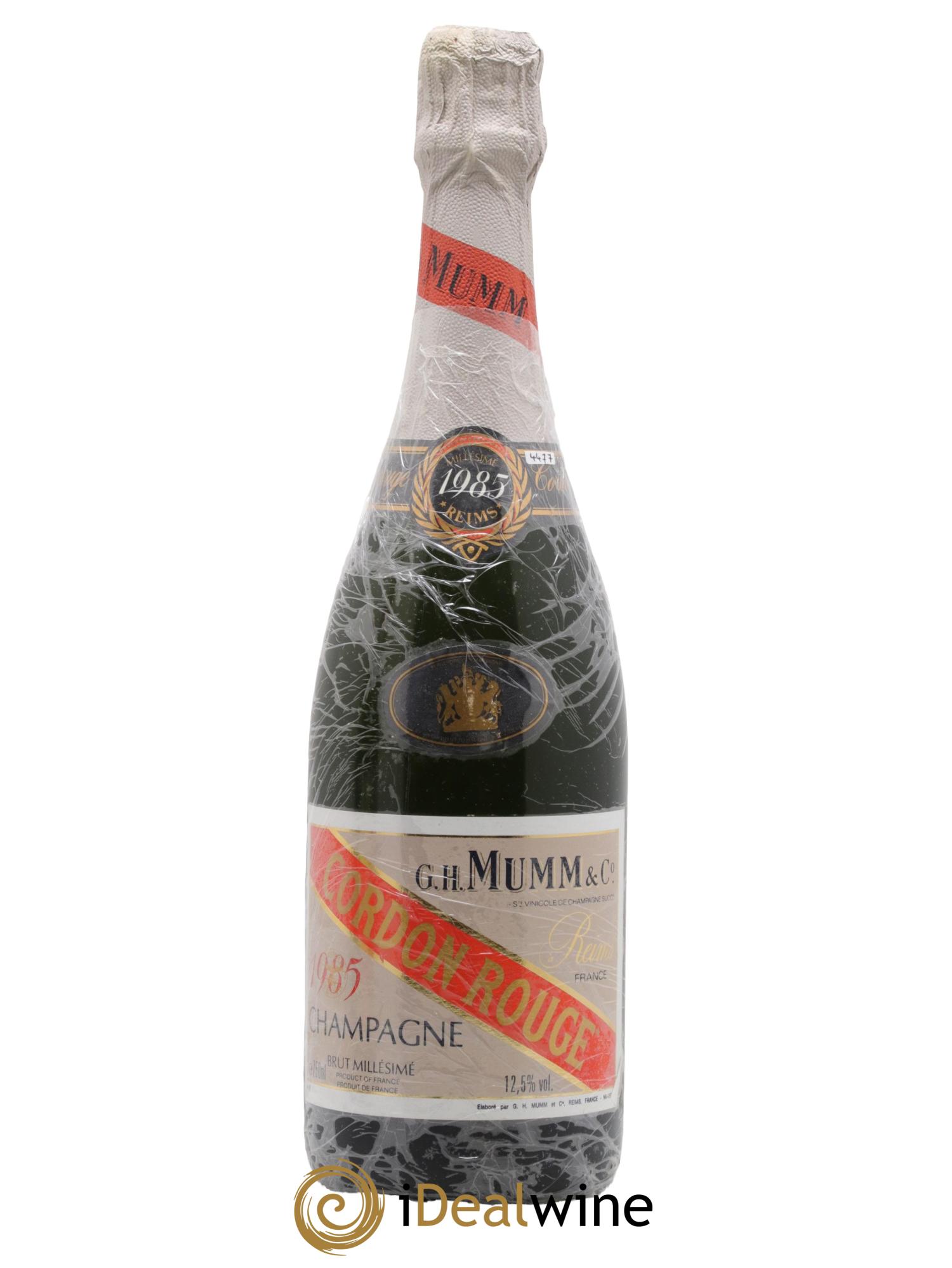 Cordon Rouge Mumm 1985 - Posten von 1 Flasche - 0