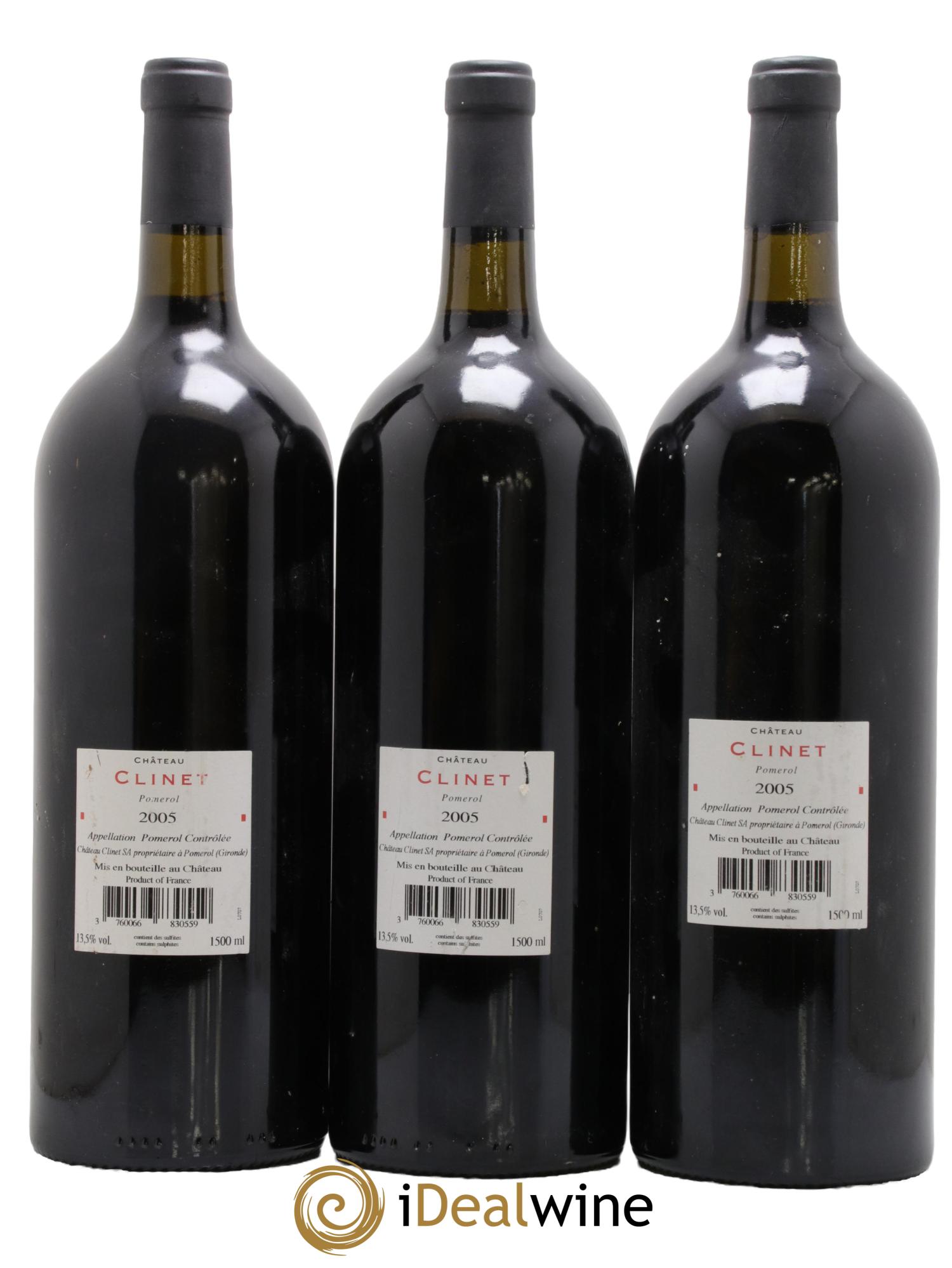 Château Clinet 2005 - Lotto di 3 magnum - 1