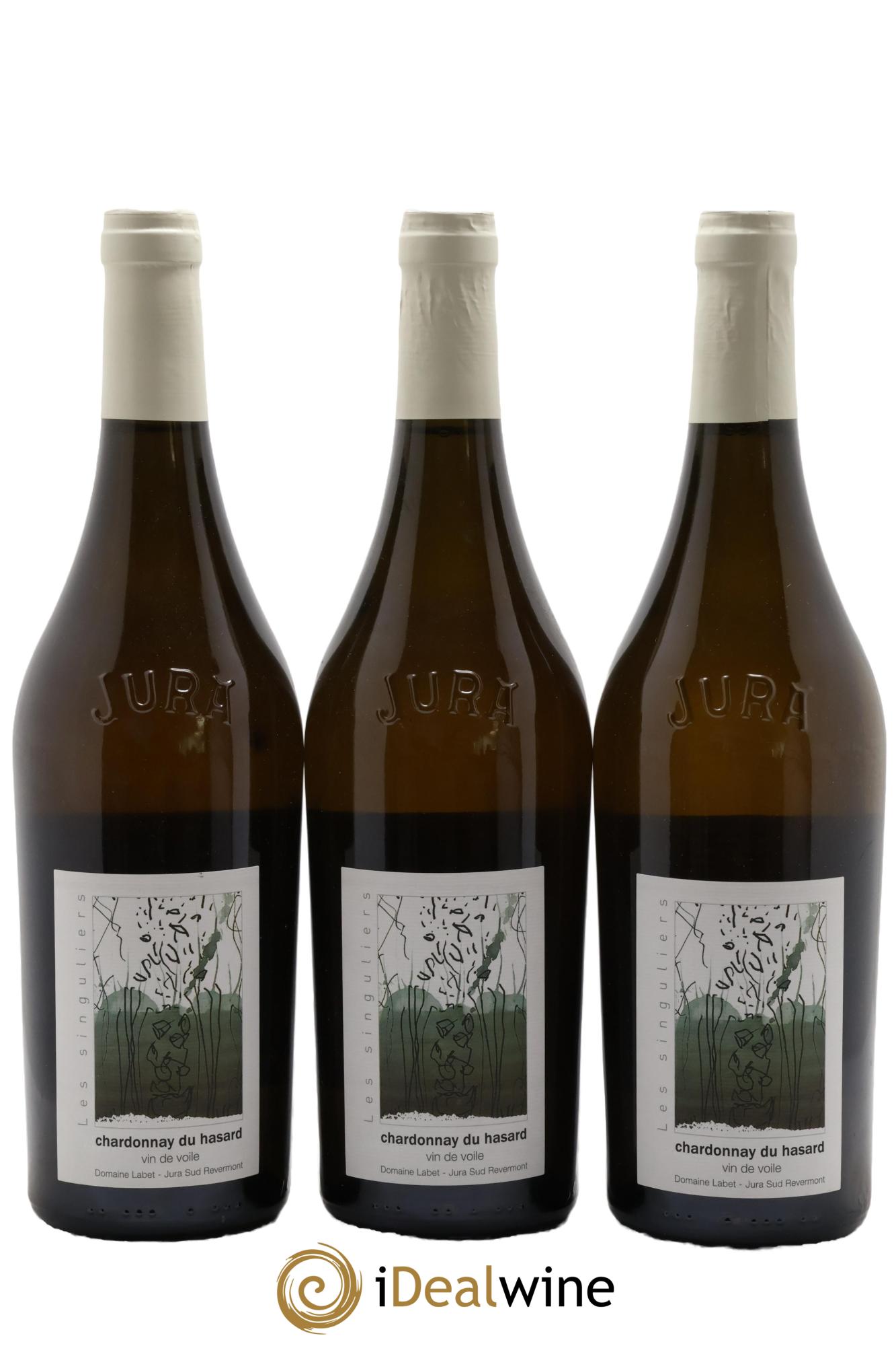 Côtes du Jura Vin de voile Chardonnay du Hasard Romain - Julien - Charline Labet 2015 - Posten von 3 Flaschen - 0