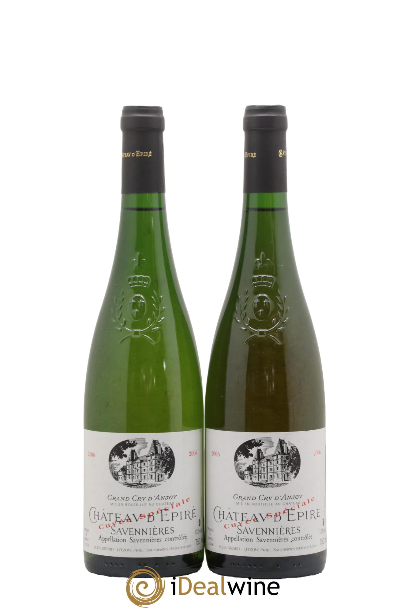 Savennières Cuvée Spéciale Château d'Épiré 2006 - Lot of 2 bottles - 0