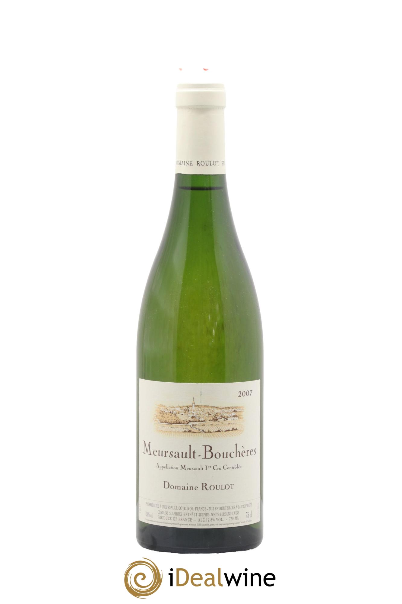 Meursault 1er Cru Les Bouchères Roulot (Domaine) 2007 - Lot de 1 bouteille - 0