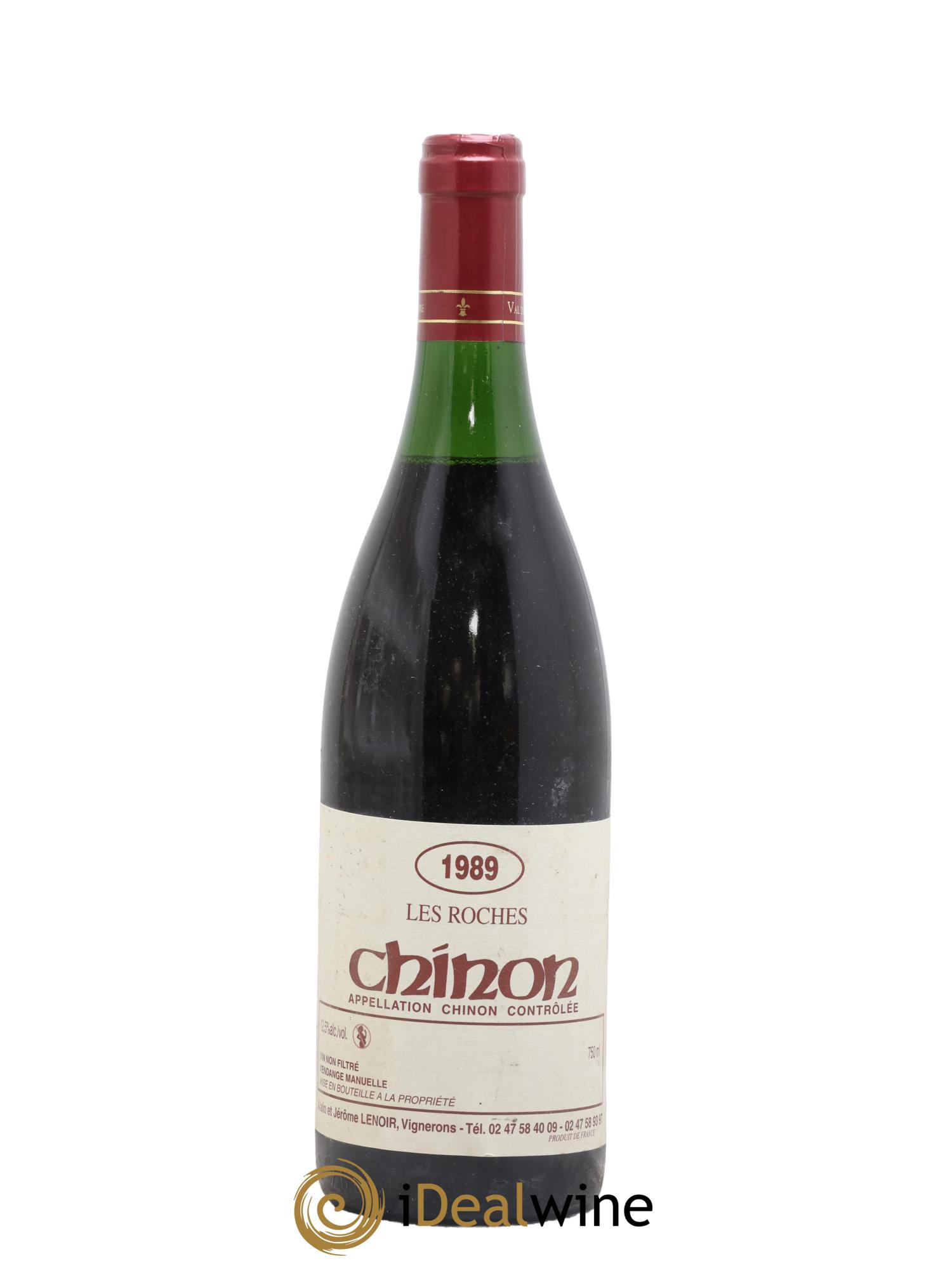 Chinon Les Roches Domaine Lenoir 1989 - Lot de 1 bouteille - 0