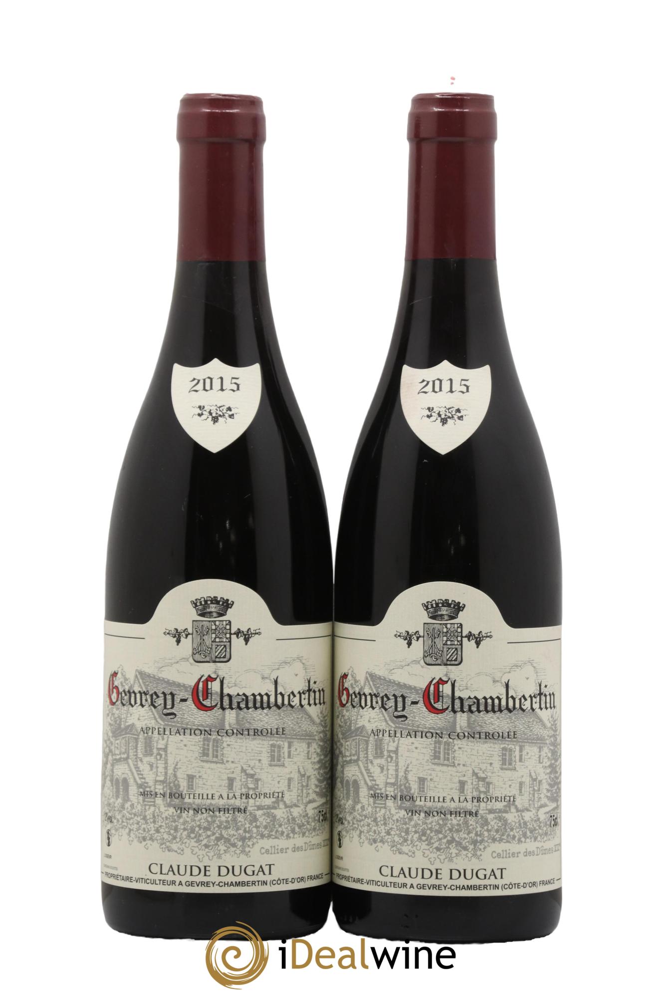 Gevrey-Chambertin Claude Dugat 2015 - Lotto di 2 bottiglie - 0