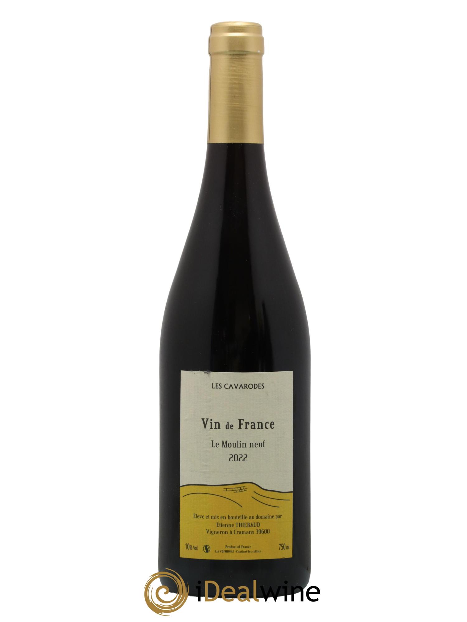 Vin de France Le Moulin Neuf Domaine des Cavarodes 2022 - Lotto di 1 bottiglia - 0