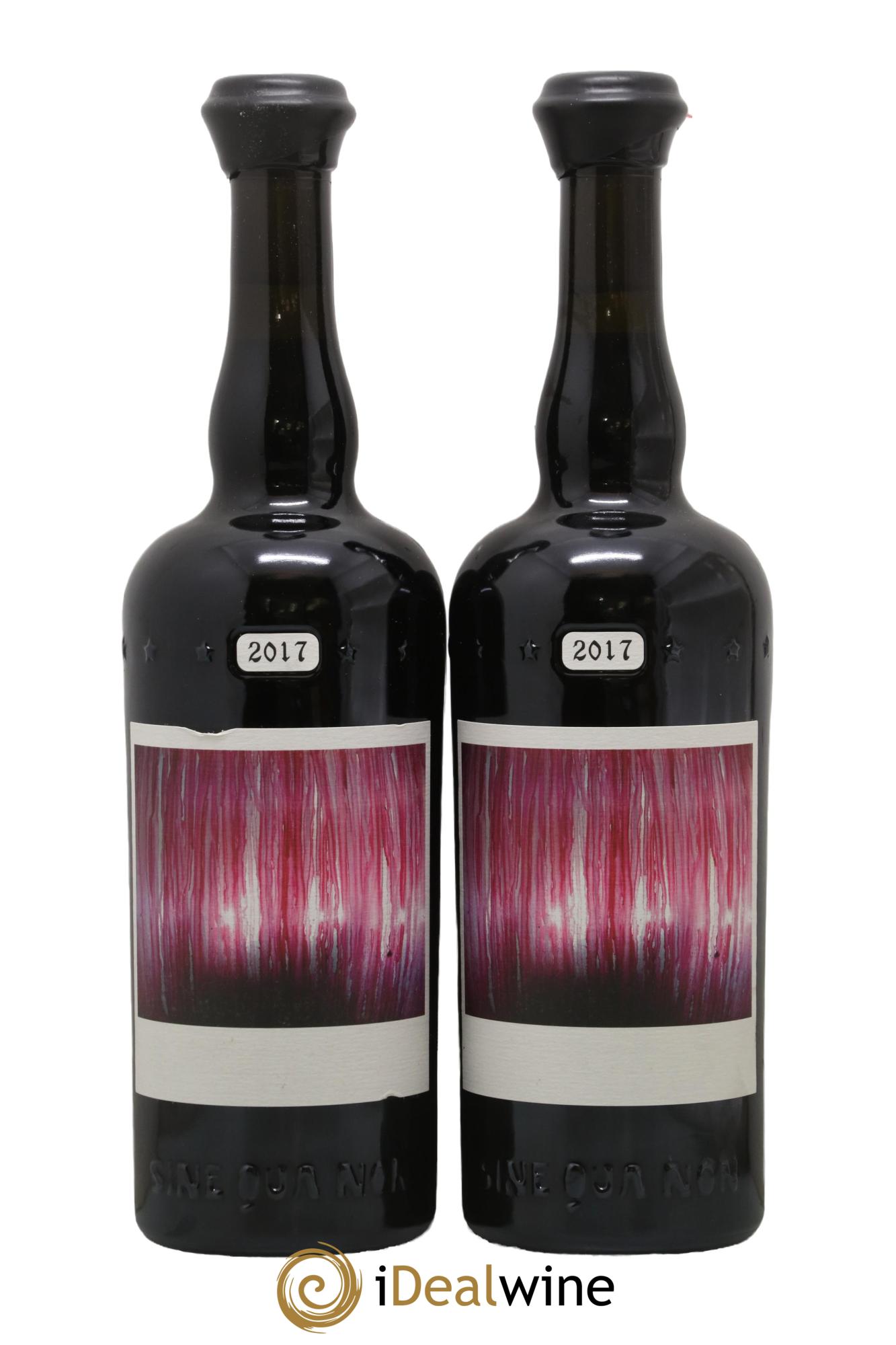 USA Santa Rita Hills Sine Qua Non Eleven Confession Syrah Manfred Krankl 2017 - Lot de 2 bouteilles - 0