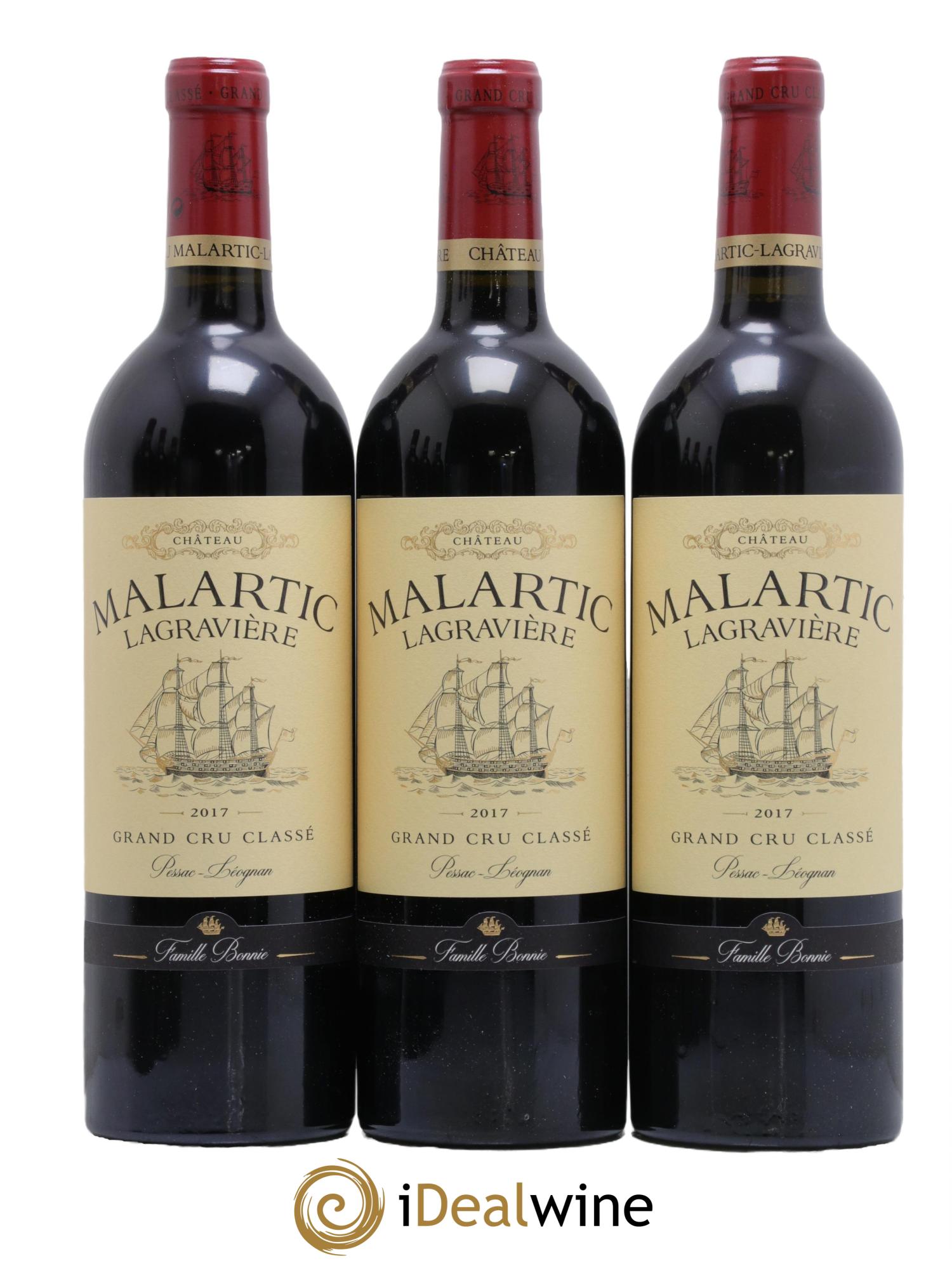 Château Malartic-Lagravière Cru Classé de Graves 2017 - Lot de 6 bouteilles - 1