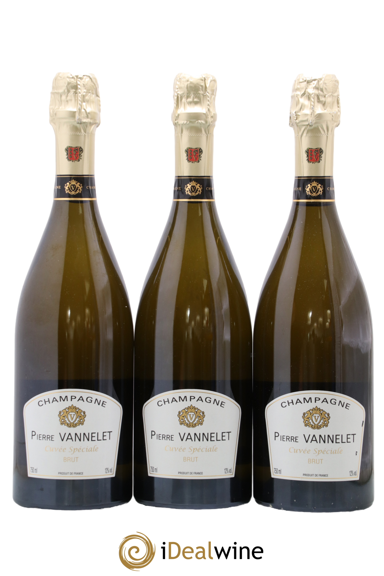Champagne Brut Cuvée Spéciale Pierre Vannelet - Lot de 3 bouteilles - 0
