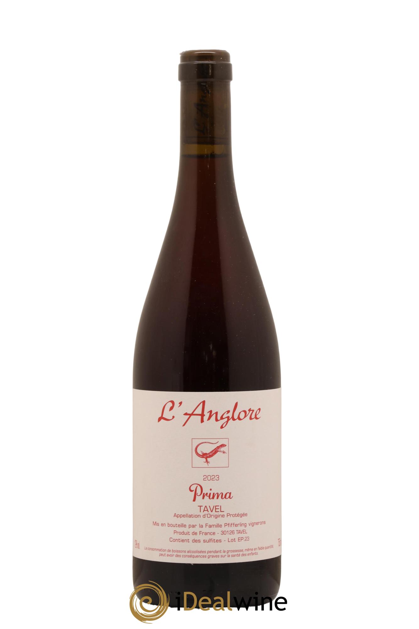 Tavel Prima L'Anglore 2023 - Posten von 1 Flasche - 0