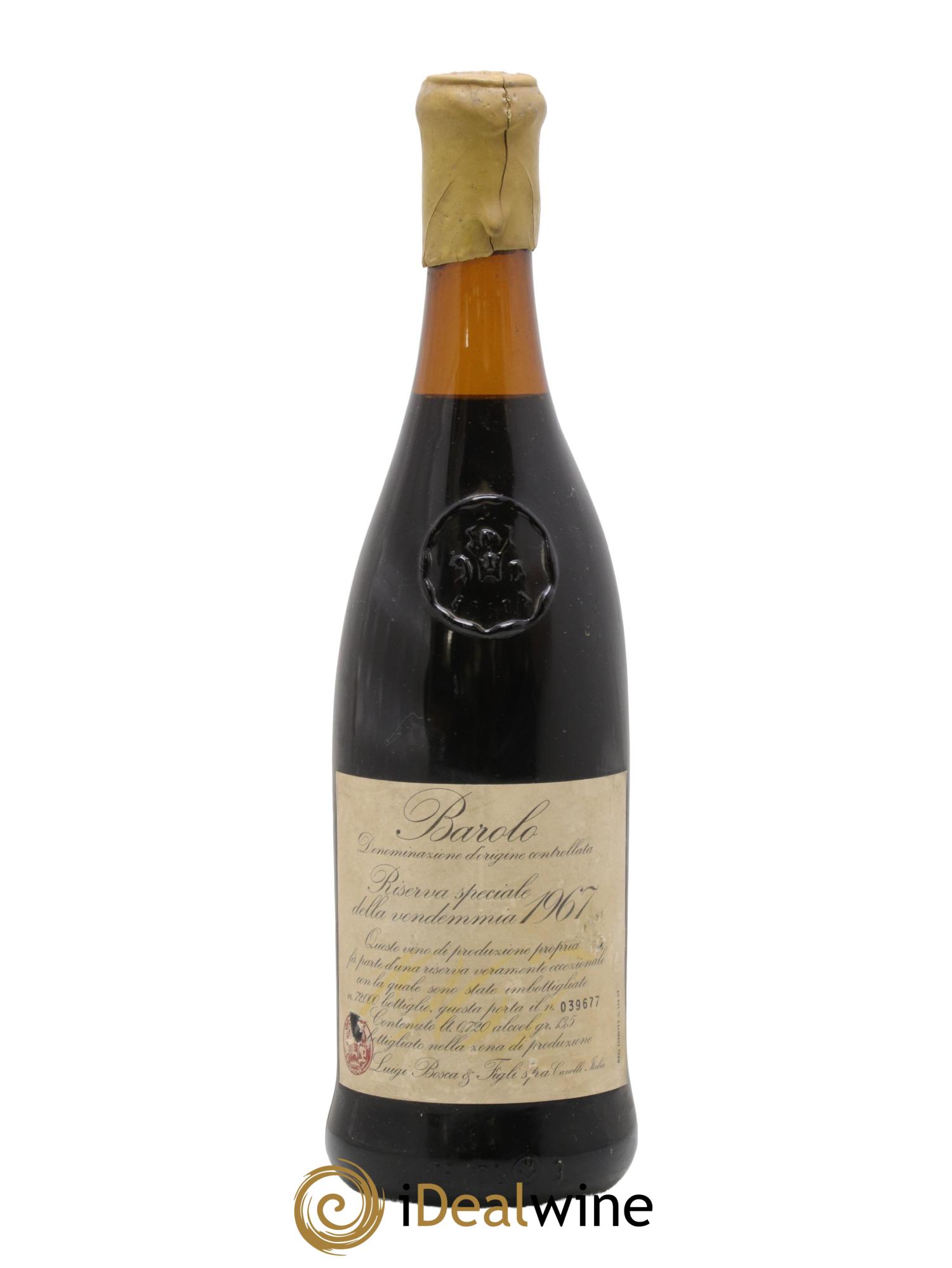 Barolo DOCG Riserva Speciale Bosca 1967 - Lot of 1 bottle - 0