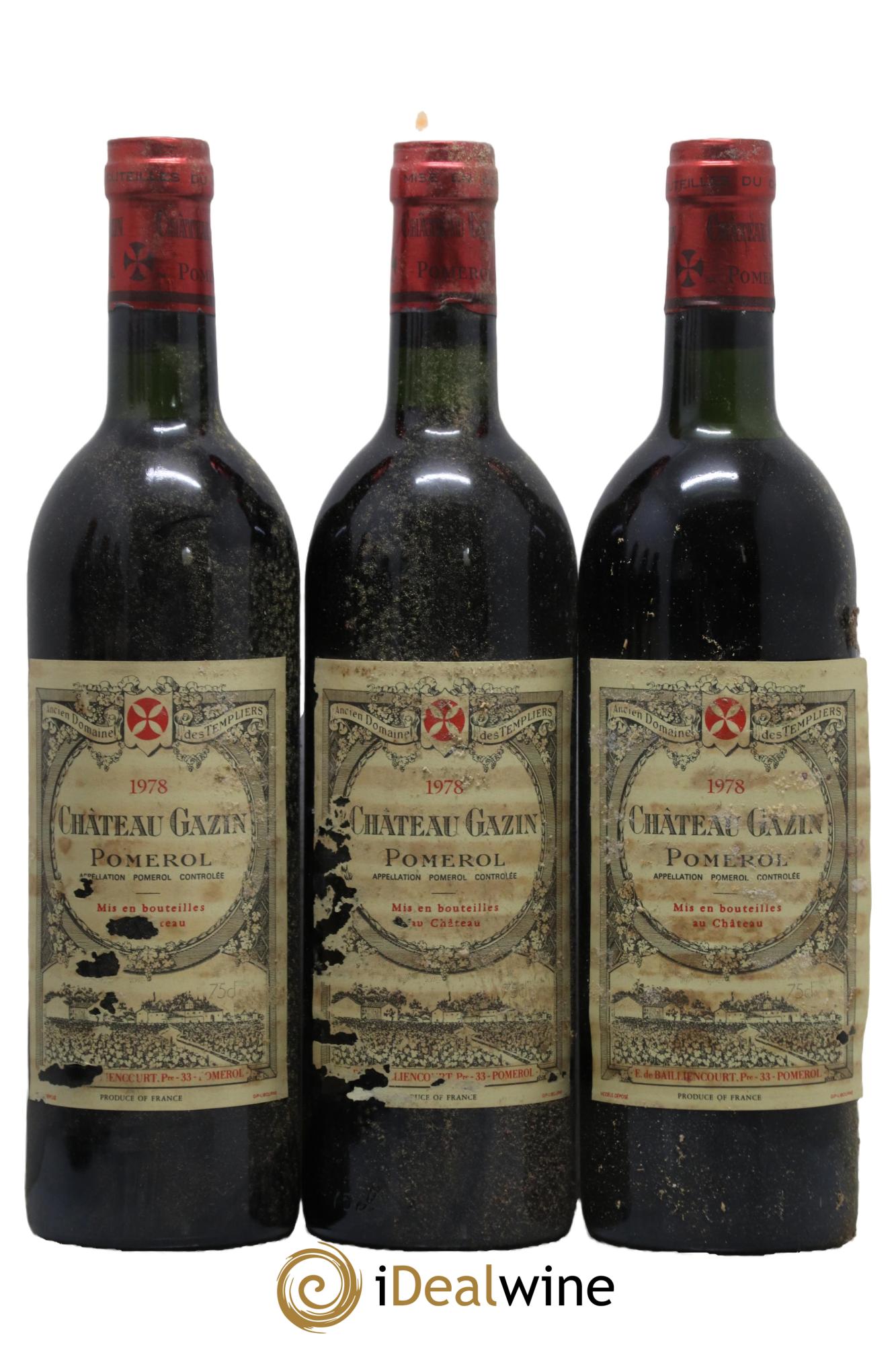 Château Gazin 1978 - Lotto di 12 bottiglie - 3