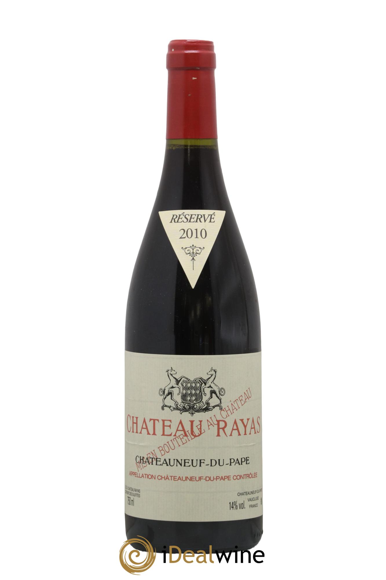 Châteauneuf-du-Pape Château Rayas Emmanuel Reynaud 2010 - Lot de 1 bouteille - 0