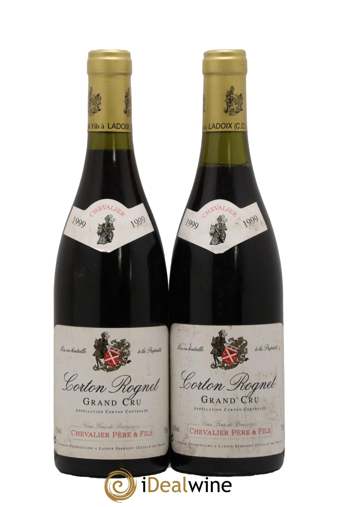 Corton Grand Cru Le Rognet Domaine Chevalier 1999 - Posten von 2 Flaschen - 0