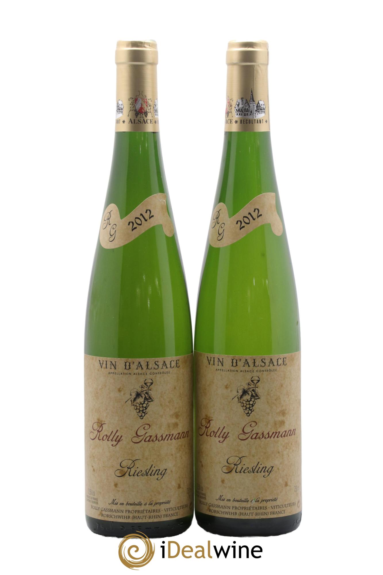 Alsace Riesling Rolly-Gassmann 2012 - Lotto di 2 bottiglie - 0