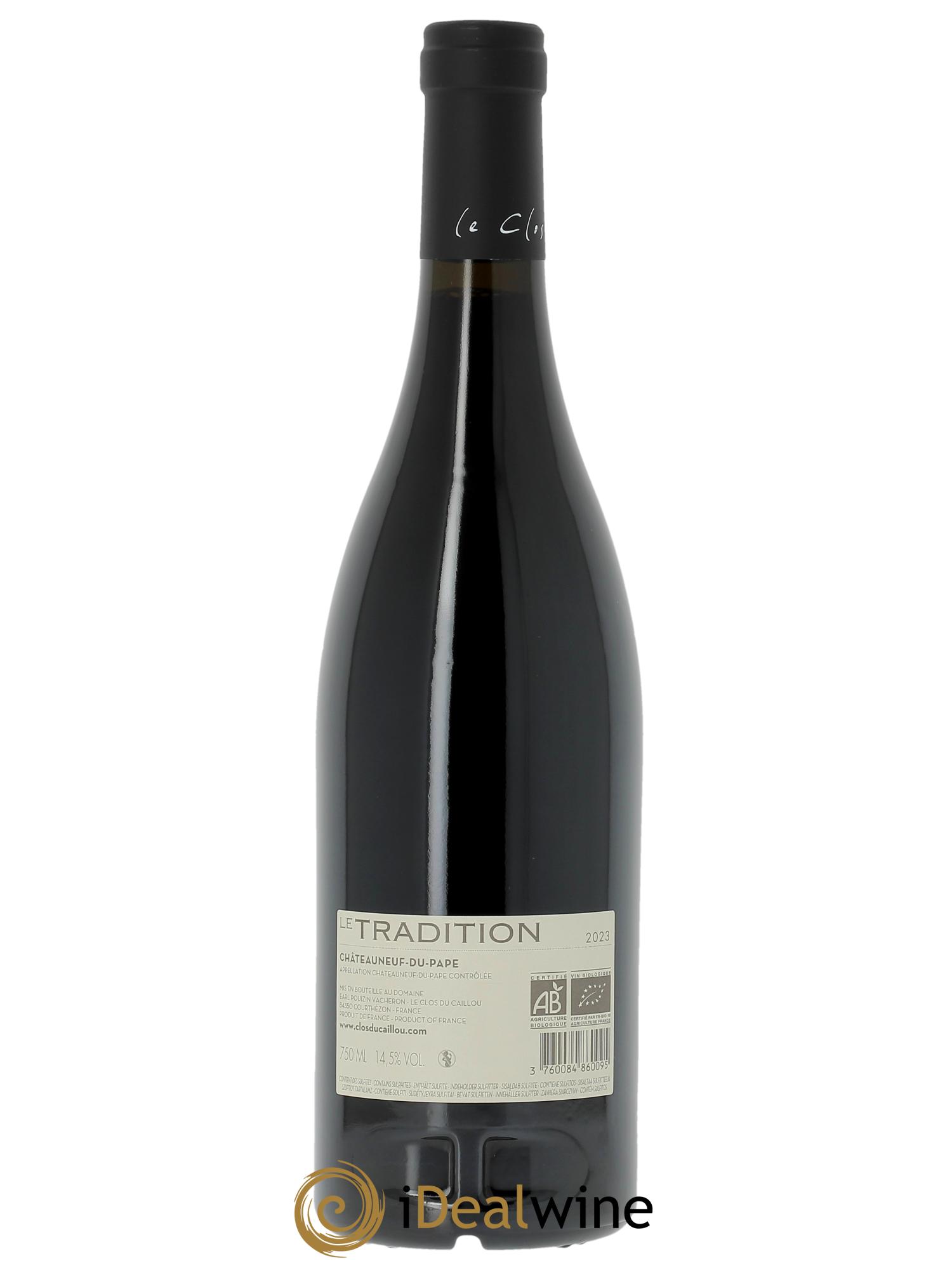 Châteauneuf-du-Pape Le Tradition Clos du Caillou  2023 - Lot of 1 bottle - 1