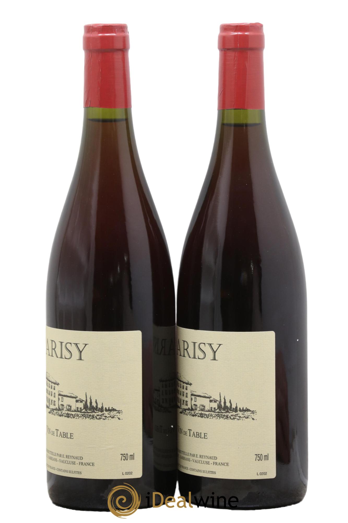 Vin de Table Parisy Emmanuel Reynaud - Lot de 2 bouteilles - 1