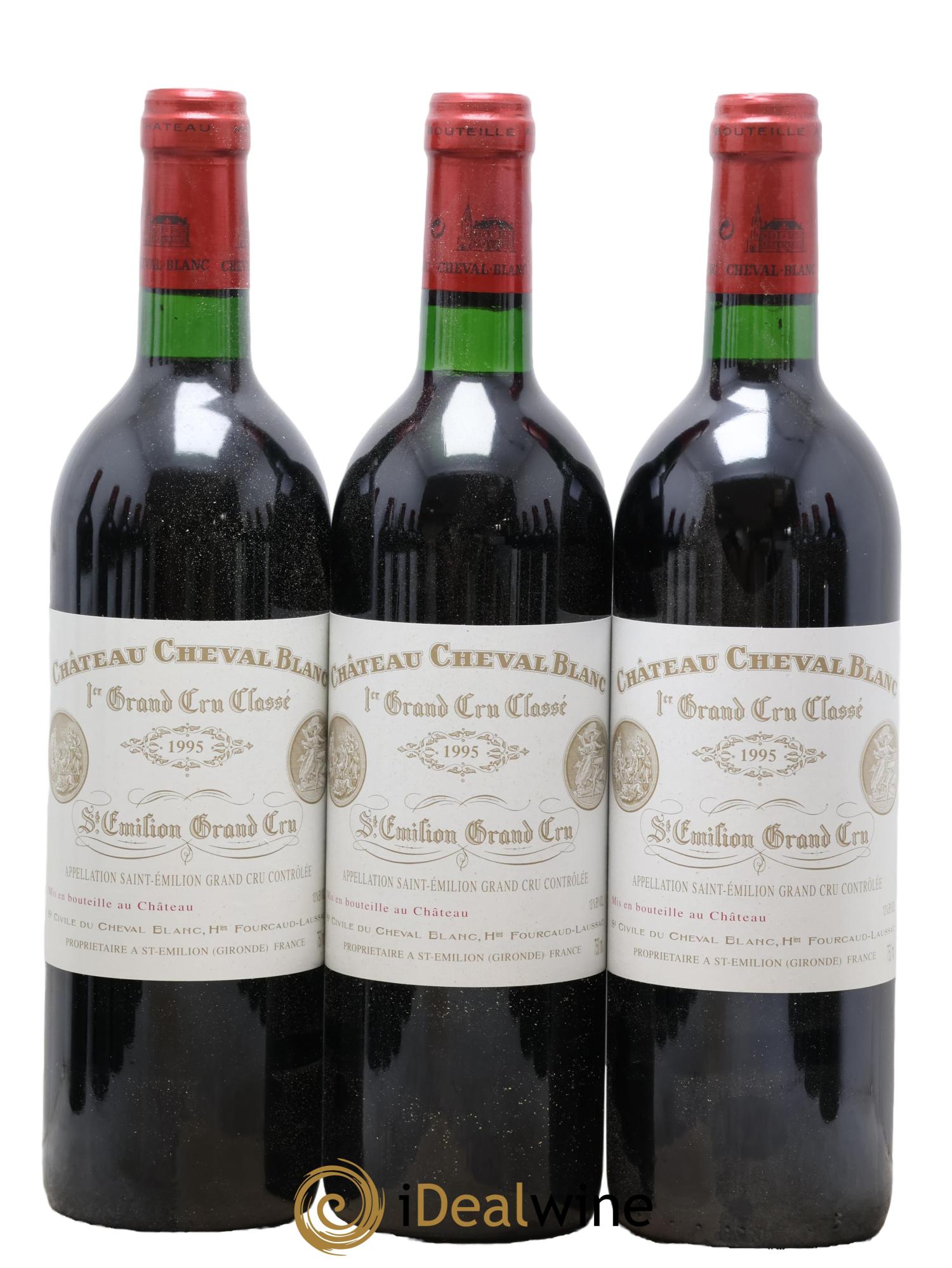 Château Cheval Blanc 1er Grand Cru Classé A 1995 - Lot of 12 bottles - 1