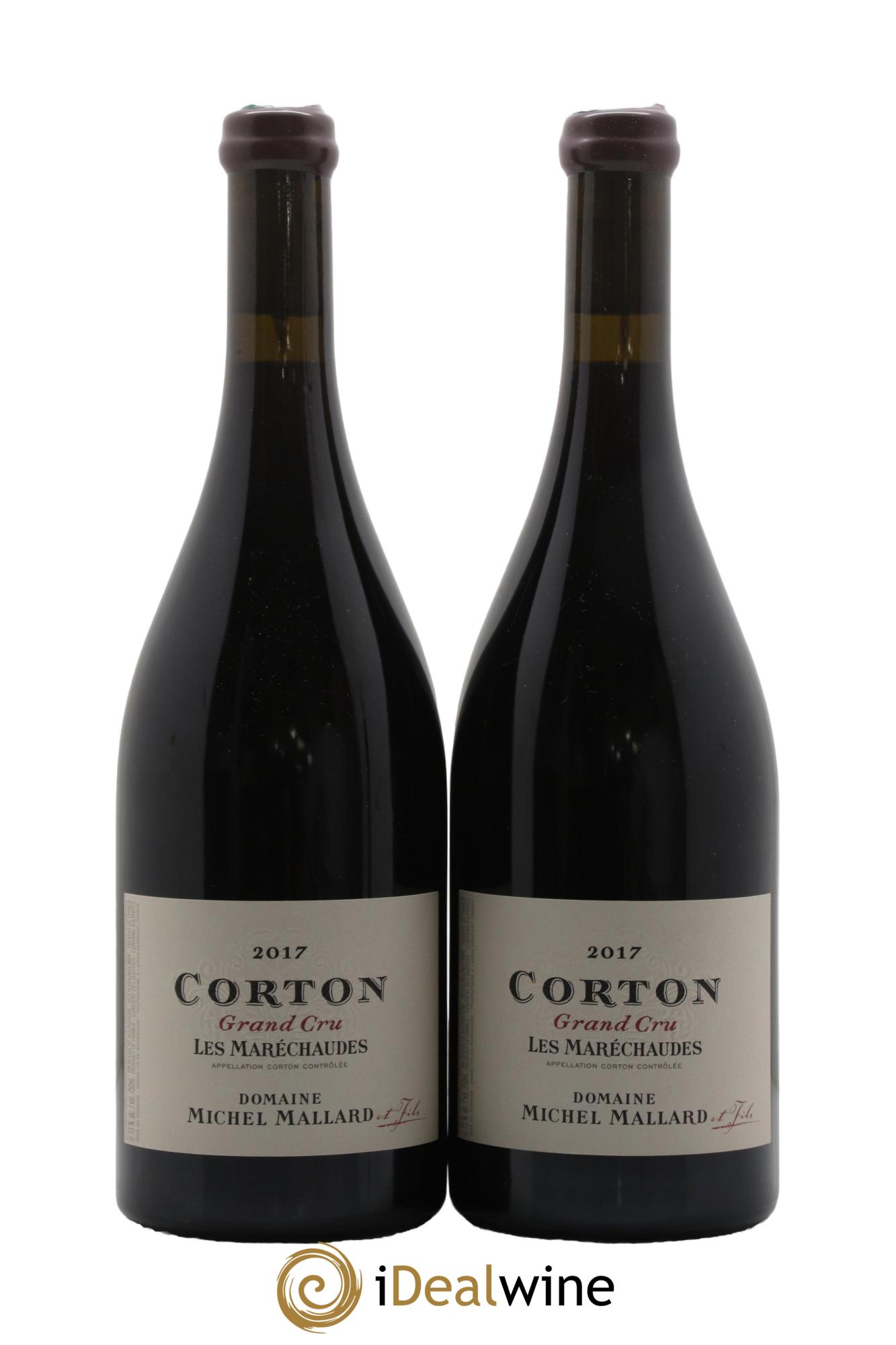 Corton Les Marechaudes Grand Cru Michel Mallard et Fils Les Marechaudes Michel Mallard 2017 - Posten von 2 Flaschen - 0