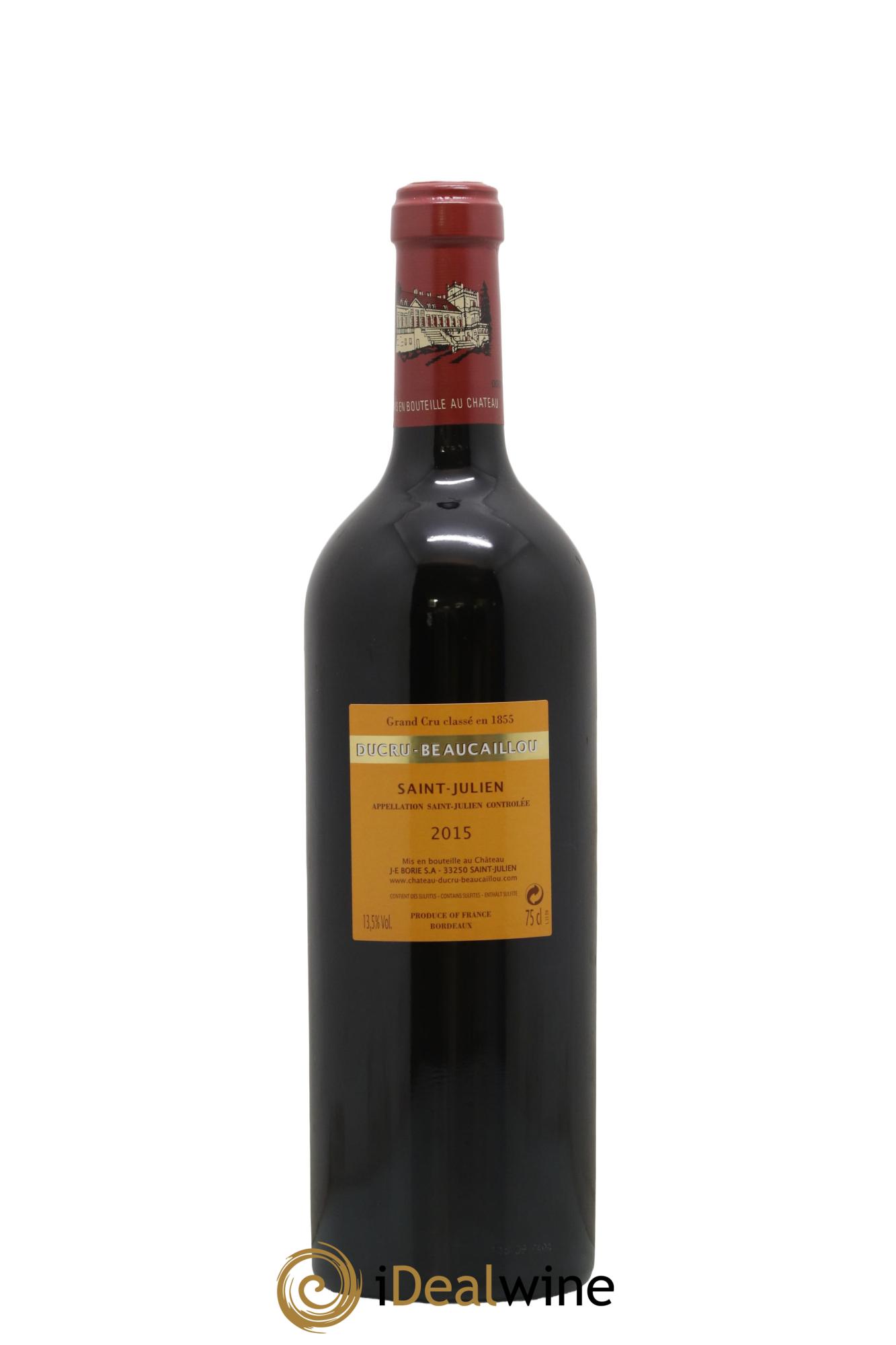 Château Ducru Beaucaillou 2ème Grand Cru Classé 2015 - Lot de 1 bouteille - 1