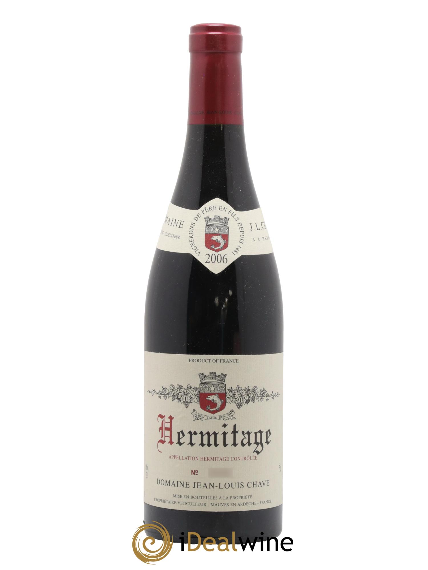 Hermitage Jean-Louis Chave 2006 - Lot de 1 bouteille - 0