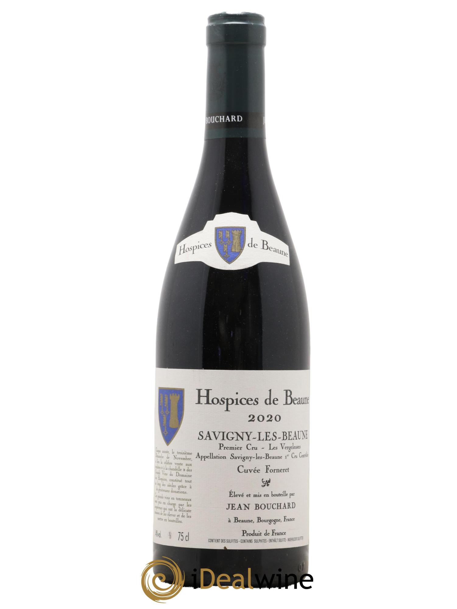 Savigny-lès-Beaune 1er Cru Les Vergelesses Hospices de Beaune Cuvée Forneret Domaine Jean Bouchard 2020 - Lot de 1 bouteille - 0
