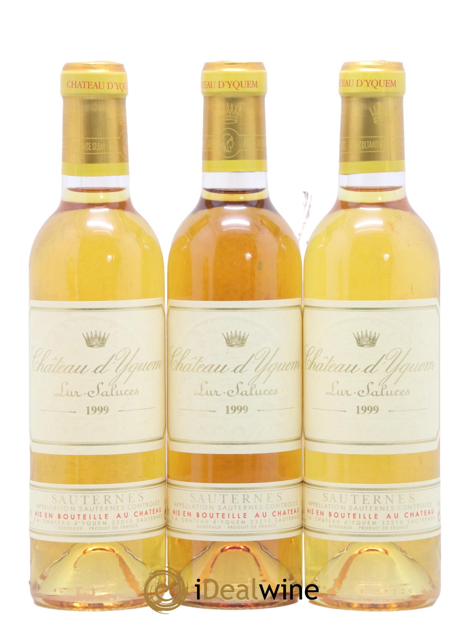 Château d' Yquem 1er Cru Classé Supérieur 1999 - Posten von 12 Demi-Flaschen - 1