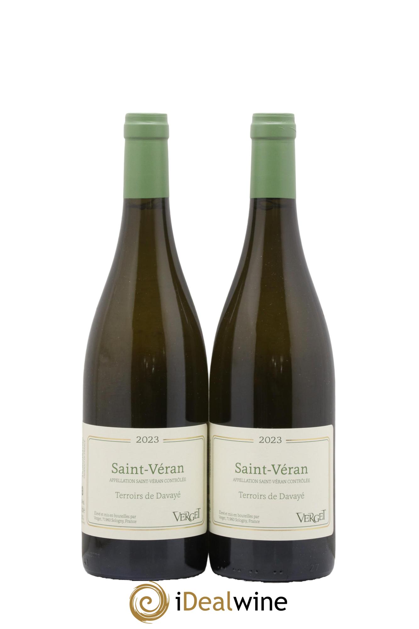 Saint-Véran Terroirs de Davayé Verget 2023 - Posten von 2 Flaschen - 0