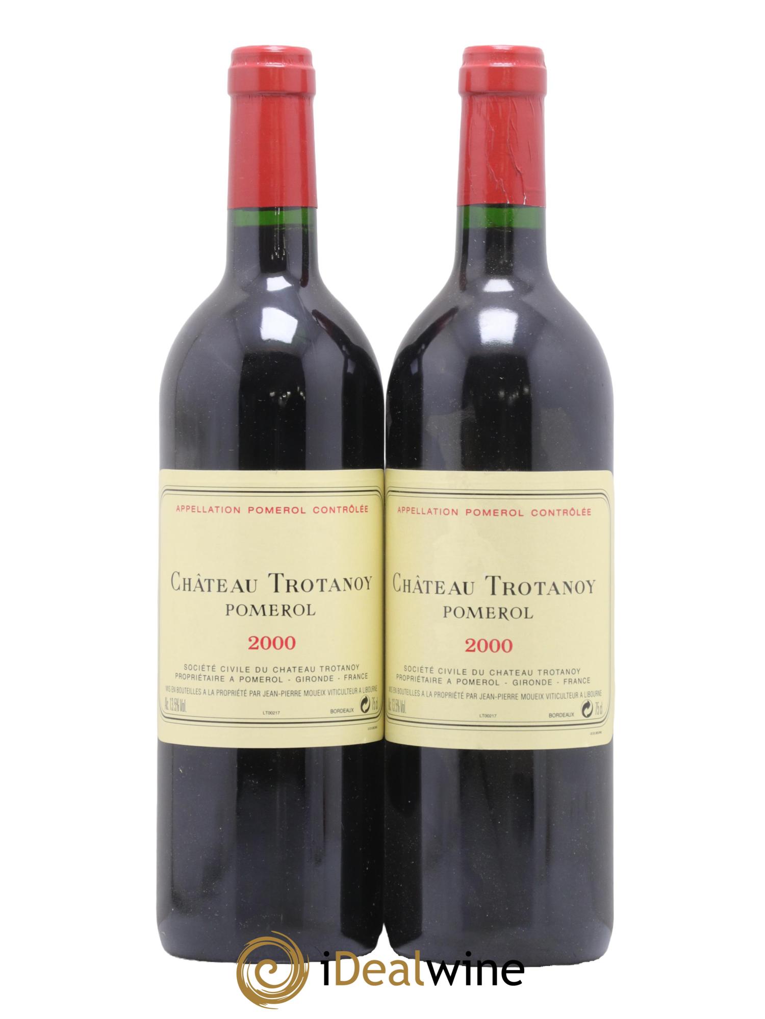 Château Trotanoy 2000 - Posten von 2 Flaschen - 0