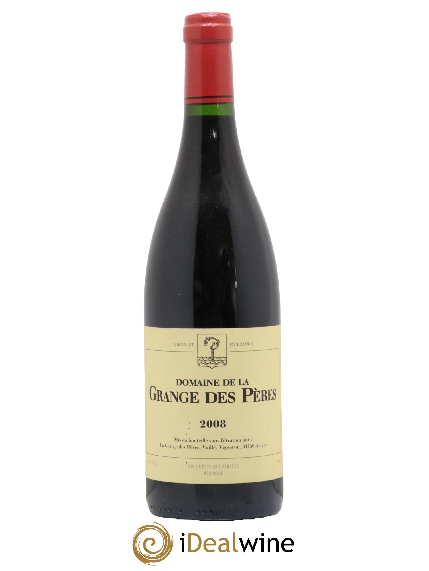 Pays d'Hérault Grange des Pères Laurent Vaillé 2008 - Lot de 1 bouteille - 0