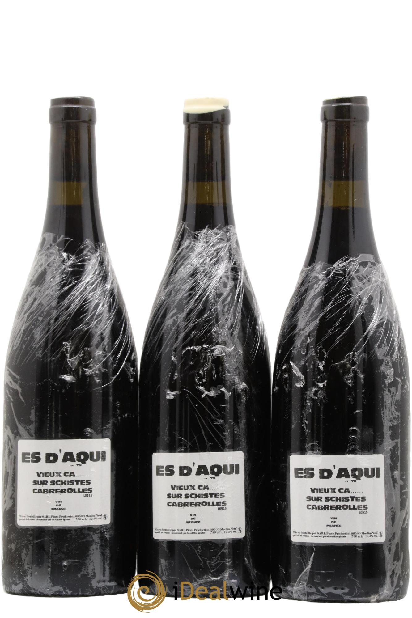 Vin de France Brutal Es D'Acqui 2015 - Lot de 3 bouteilles - 1
