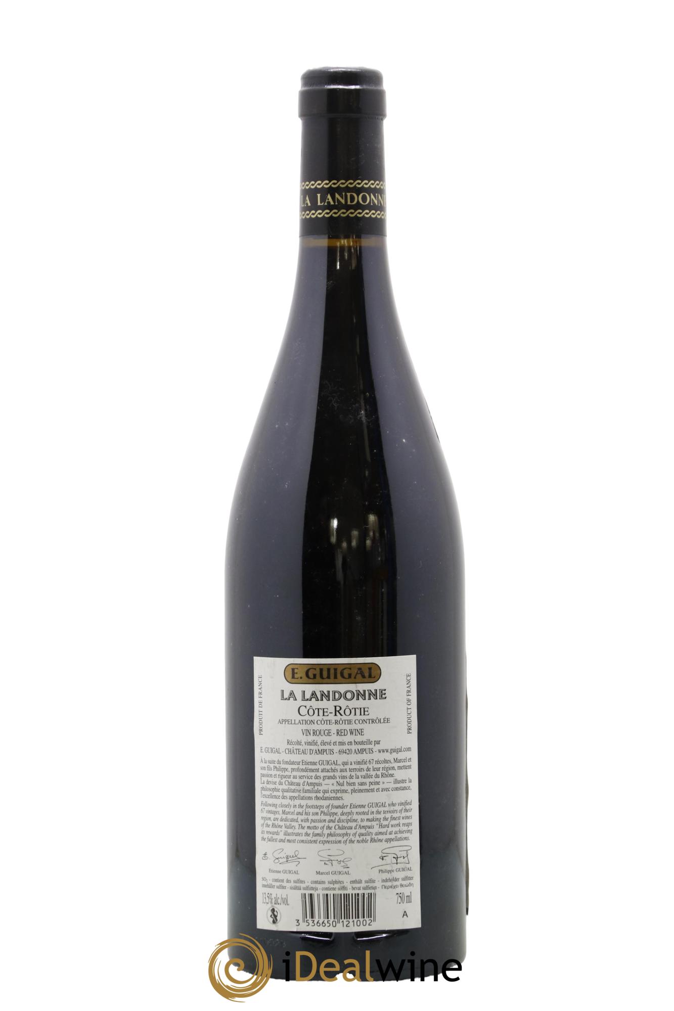 Côte-Rôtie La Landonne Guigal 2006 - Lot de 1 bouteille - 1