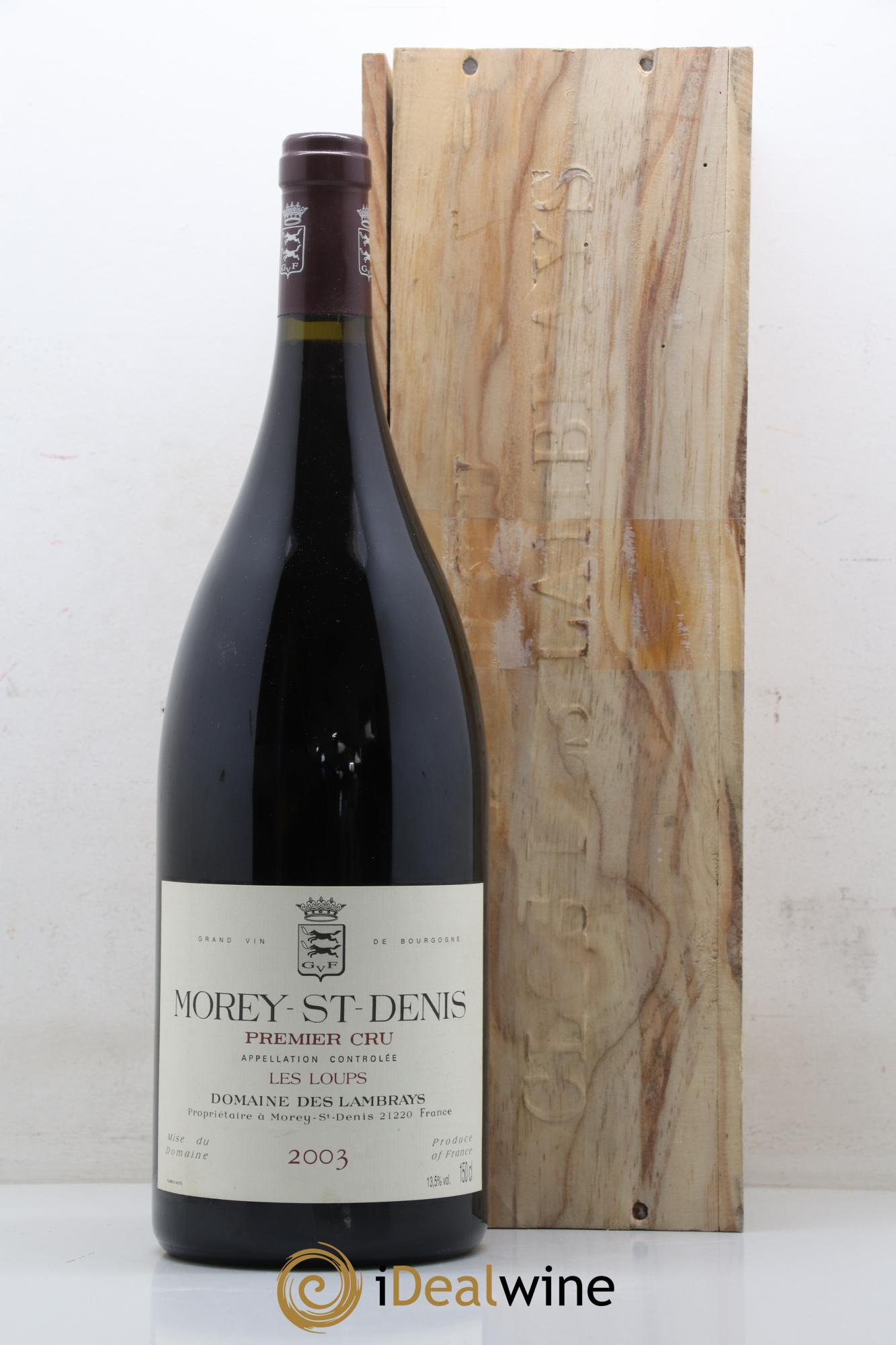 Morey-Saint-Denis 1er Cru Les Loups Domaine des Lambrays 2003 - Lot de 1 magnum - 2